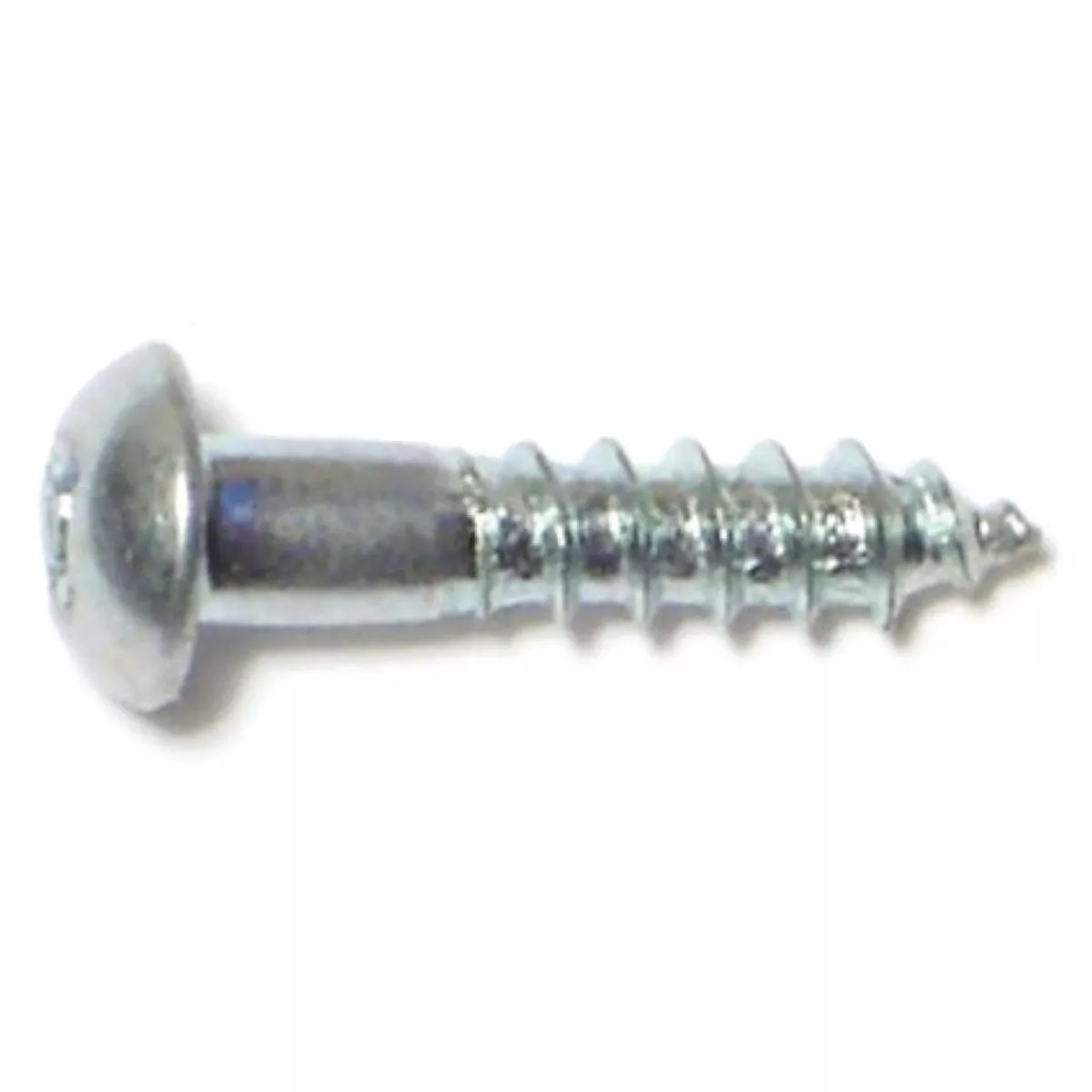 Midwest Fastener #4 x 1/2 In. Zinc Plated Steel Phillips Round Head Wood Screws