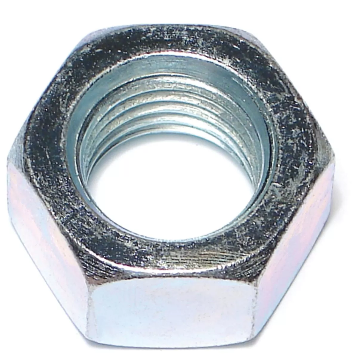 Midwest Fastener 1 In.-8 Zinc Plated Grade 2 Steel Coarse Thread Finished Hex Nuts
