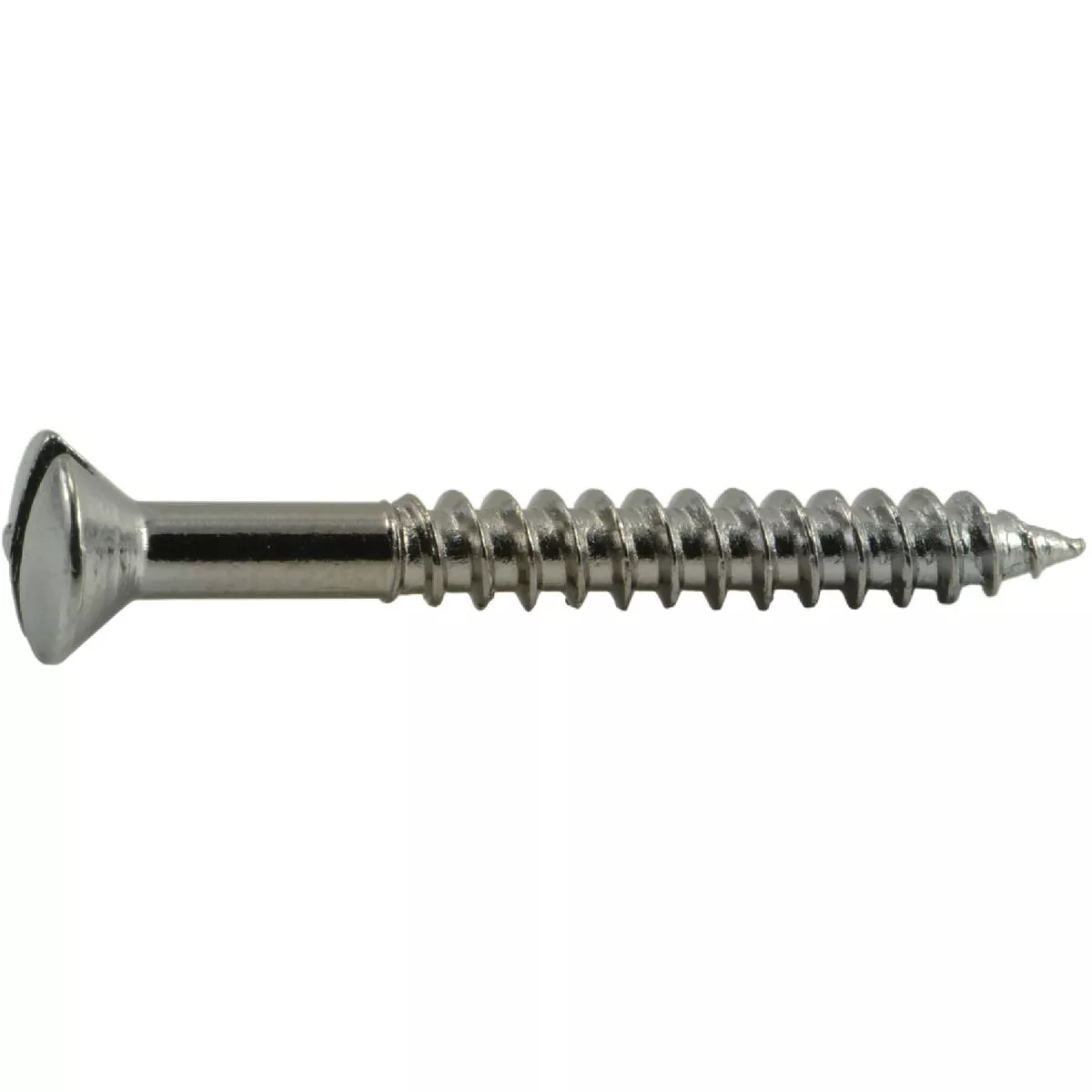 Midwest Fastener #6 x 1-1/4 In. Steel Slotted Oval Head Wood Screws