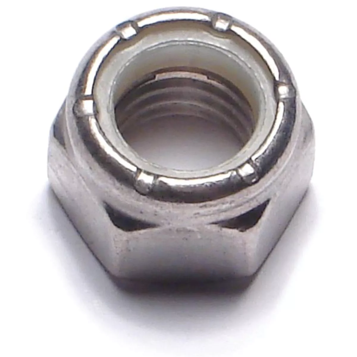 Midwest Fastener 7/16 In.-14 18-8 Stainless Steel Coarse Thread Nylon Insert Lock Nuts (12 Ct.)