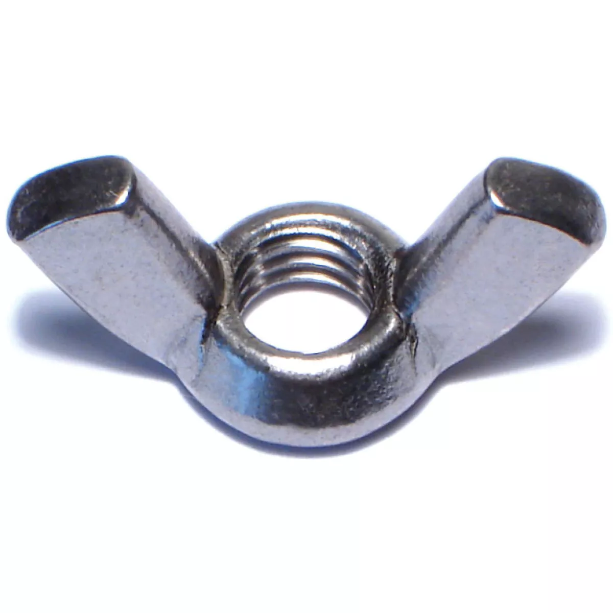 Midwest Fastener 3/8 In.-16 x 1-7/16 In. 18-8 Stainless Steel Coarse Thread Cold Forged Wing Nuts - photo 2
