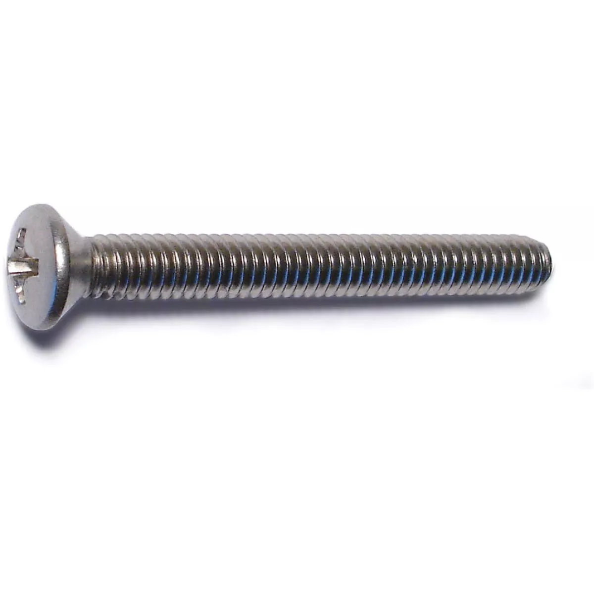 Midwest Fastener #8-32 x 1-1/2 In. 18-8 Stainless Steel Coarse Thread Phillips Oval Head Machine Screws (12 Ct.)-