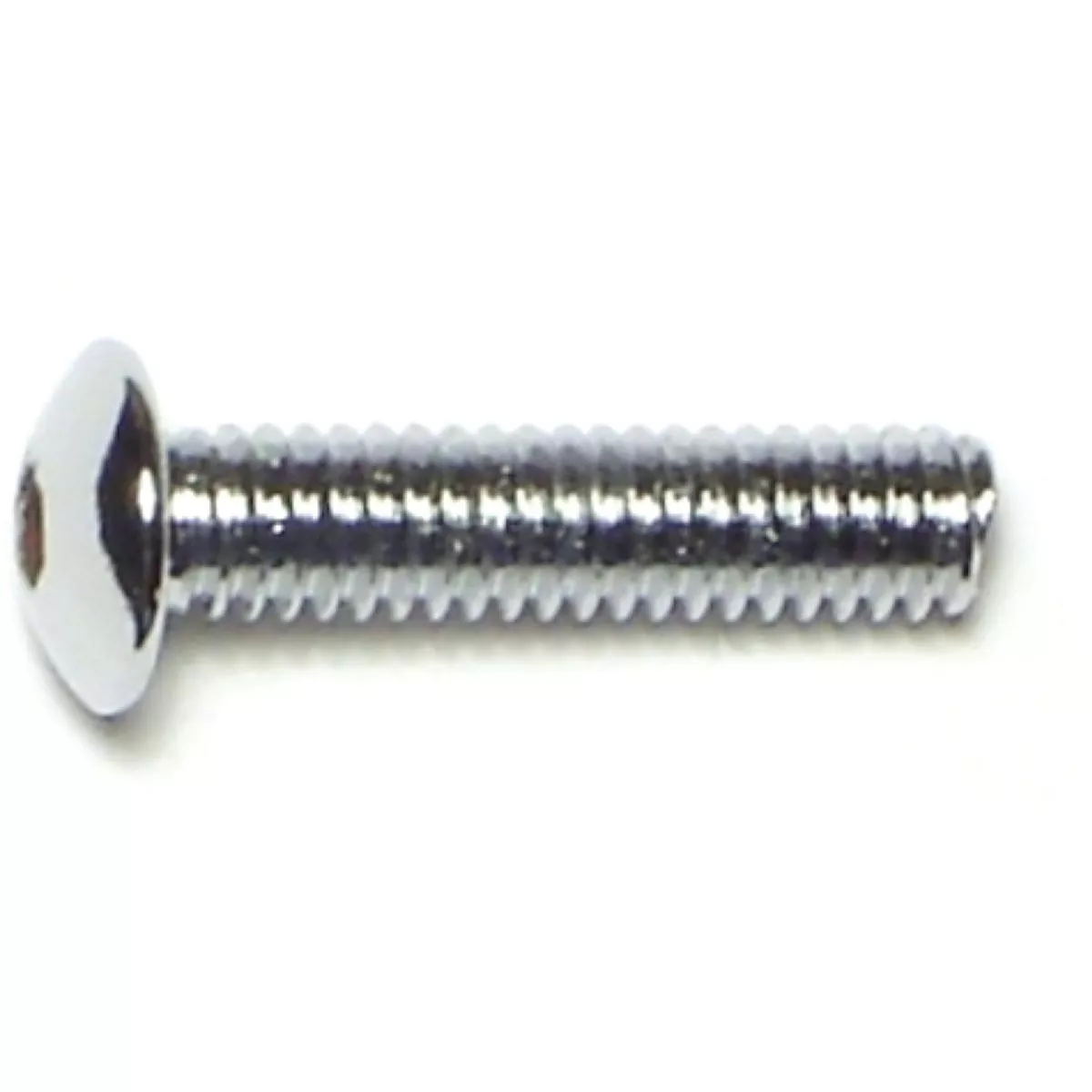 Midwest Fastener #8-32 x 3/4 In. Chrome Plated Grade 8 Steel Coarse Thread Button Head Socket Cap Screws