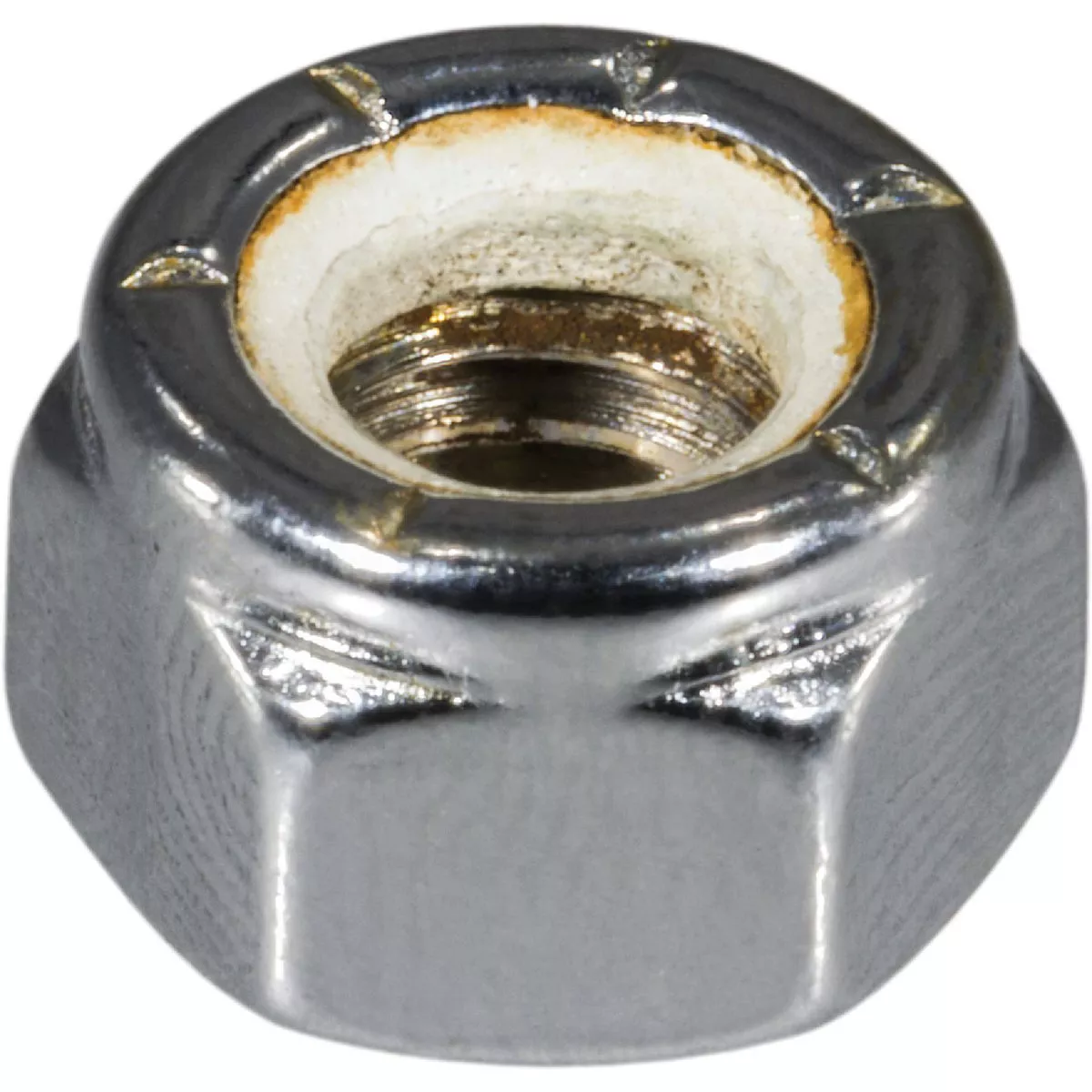 Midwest Fastener 5/16 In.-18 Chrome Plated Steel Coarse Thread Nylon Insert Lock Nuts (10 Ct.)-