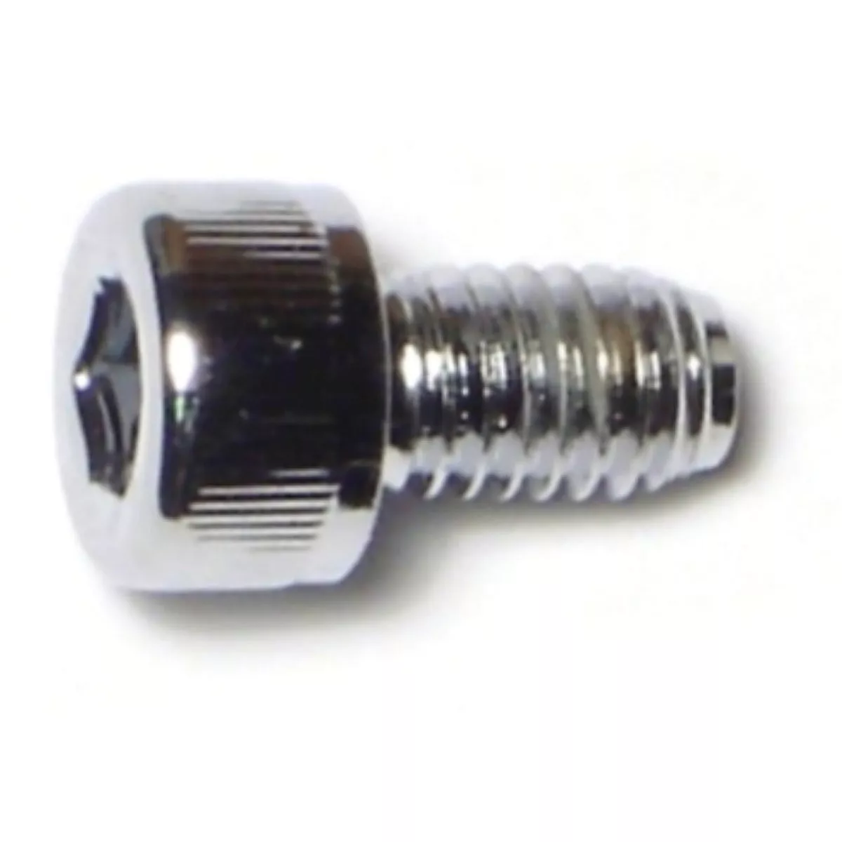 Midwest Fastener 6mm-1.0 x 10mm Chrome Plated Class 12.9 Steel Coarse Thread Knurled Head Hex Socket Cap Screws