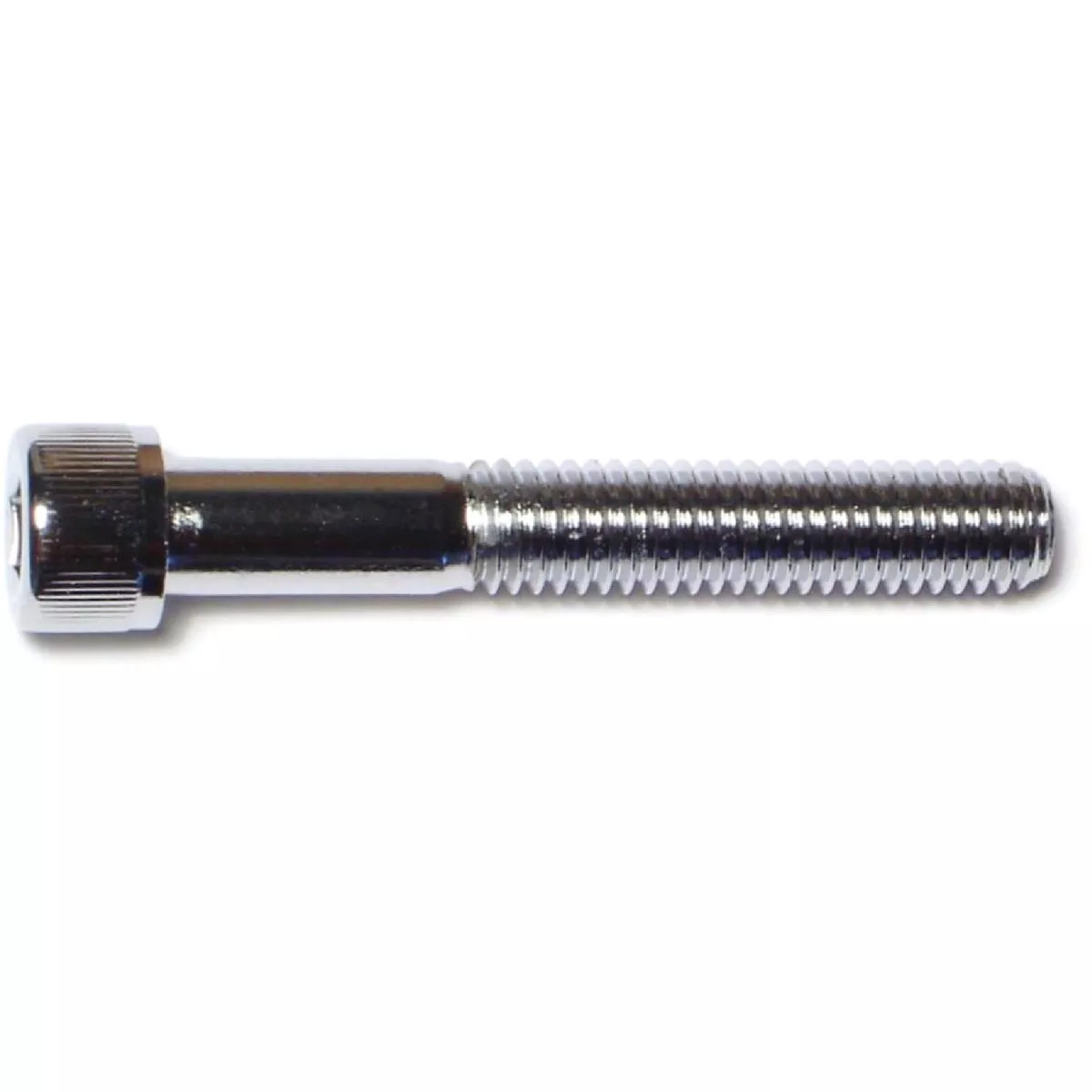 Midwest Fastener 3/8 In.-16 x 2-1/2 In. Chrome Plated Grade 8 Steel Coarse Thread Knurled Socket Cap Screws (10 Ct.)-