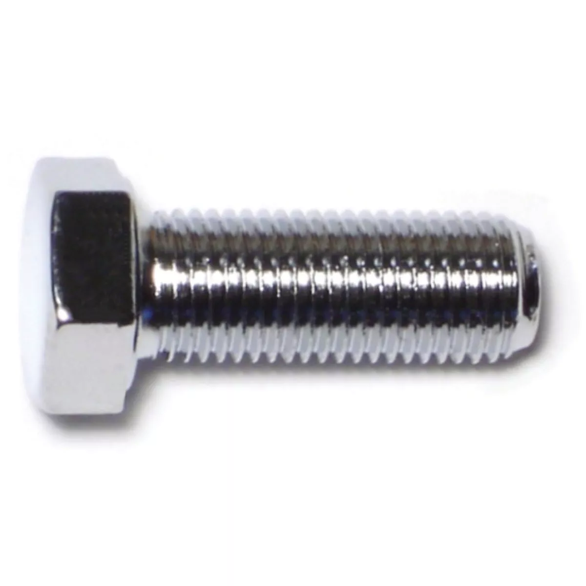 Midwest Fastener 3/8 In.-24 x 1 In. Chrome Plated Grade 5 Steel Fine Thread Hex Cap Screws - photo 2
