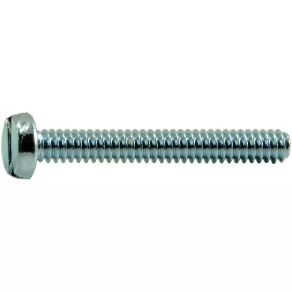 Midwest Fastener 1.6mm-0.35 x 12mm Zinc Plated Class 4.8 Steel Coarse Thread Slotted Pan Head Machine Screws (12 Ct.)-