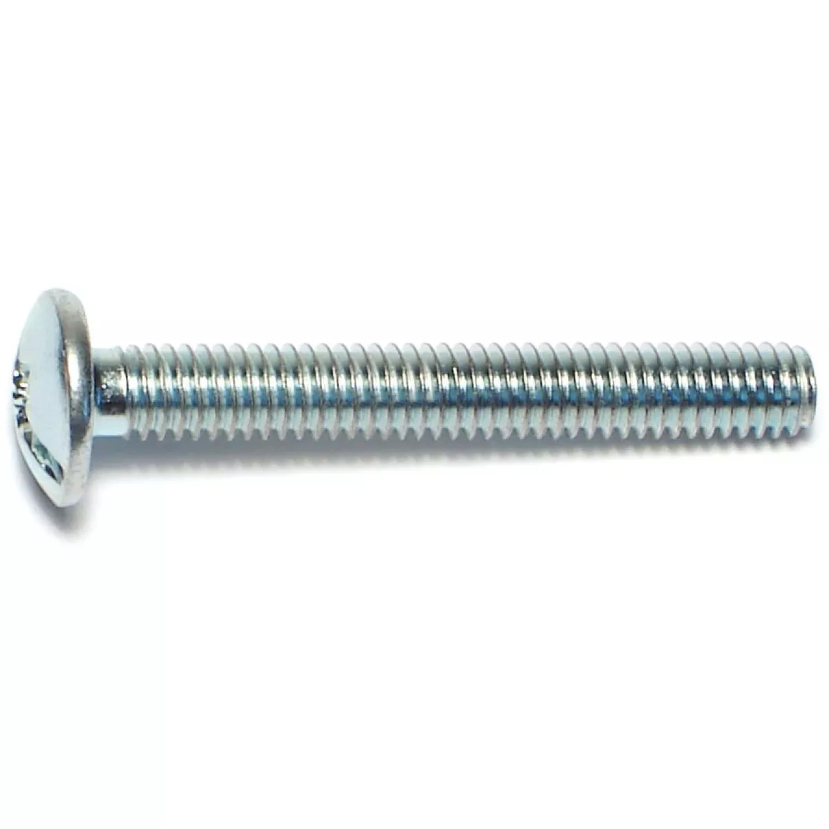 Midwest Fastener 4mm-0.7 x 30mm Zinc Plated Steel Coarse Thread Combo Truss Head Machine Screws (16 Ct.)