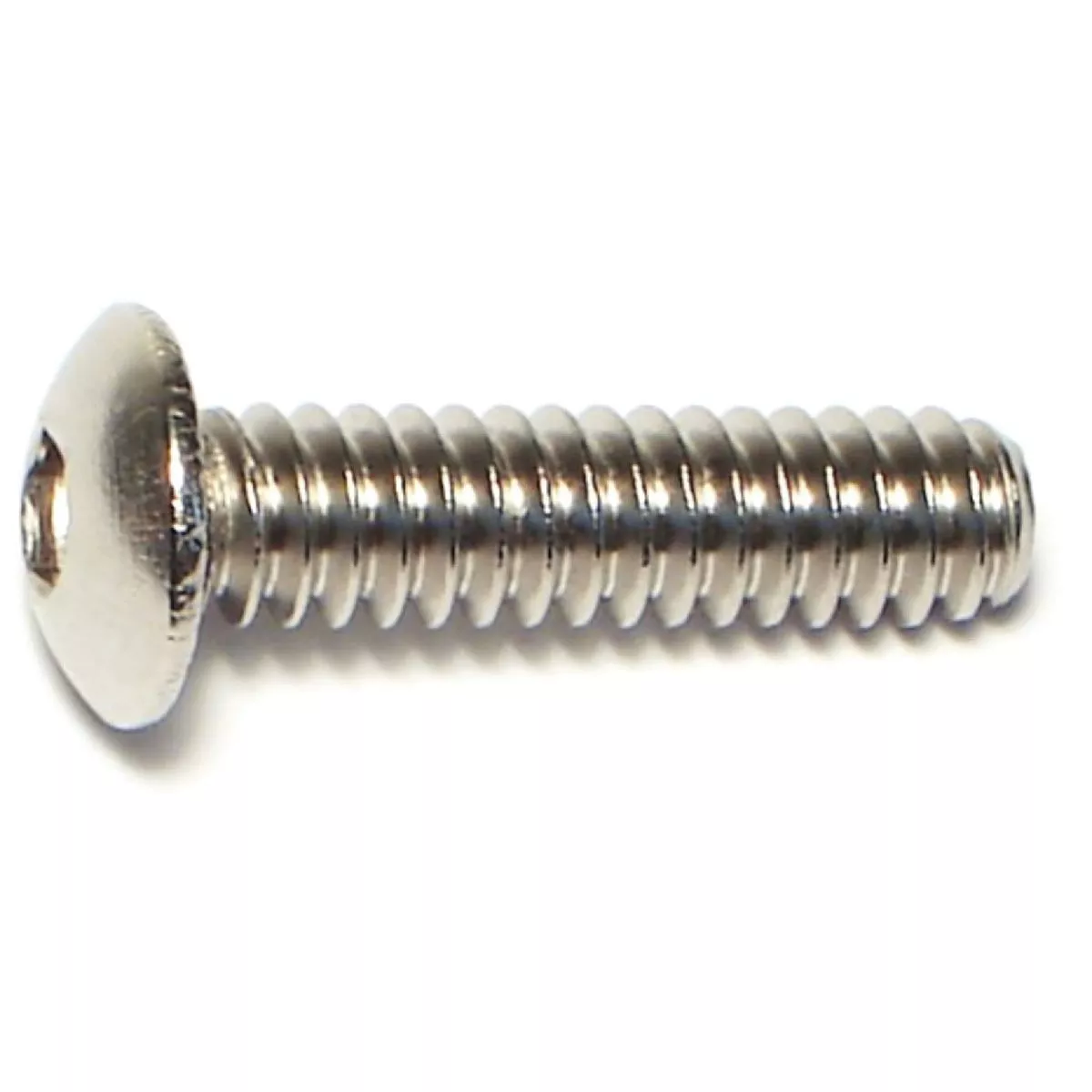 Midwest Fastener #10-24 x 3/4 In. 18-8 Stainless Steel Coarse Thread Button Head Socket Cap Screws (12 Ct.)-