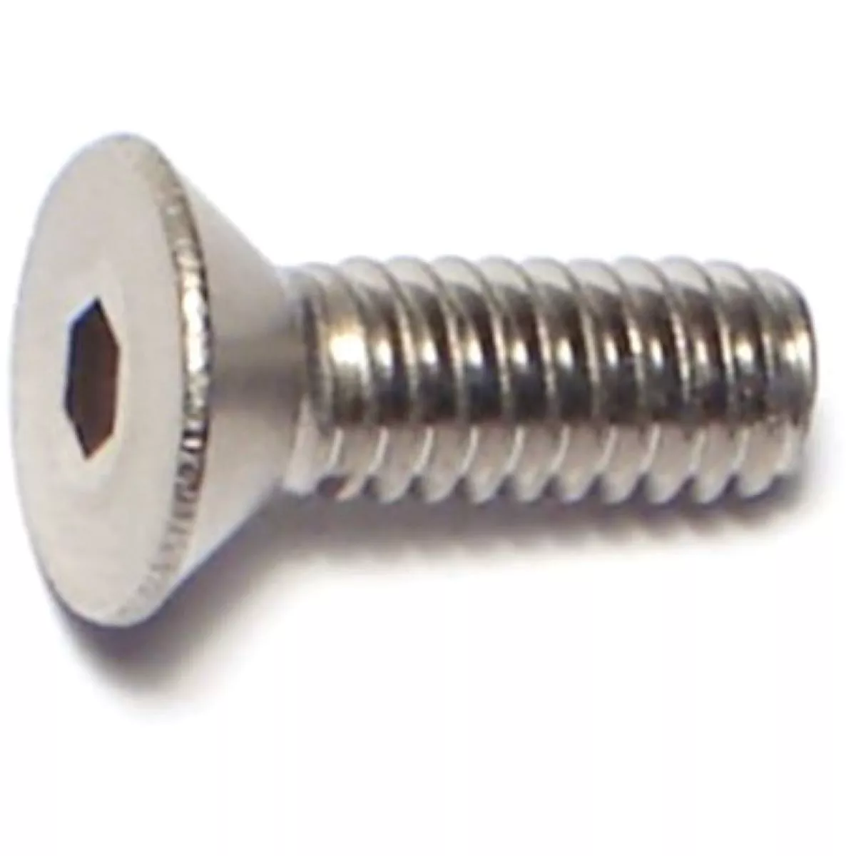Midwest Fastener #8-32 x 1/2 In. 18-8 Stainless Steel Coarse Thread Flat Head Socket Cap Screws (16 Ct.)-