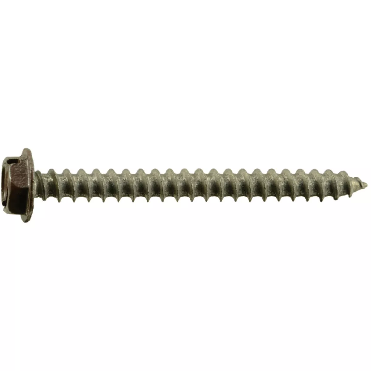Midwest Fastener #10 x 2 In. Brown Painted 18-8 Stainless Steel Hex Washer Head Sheet Metal Screws (10 Ct.)
