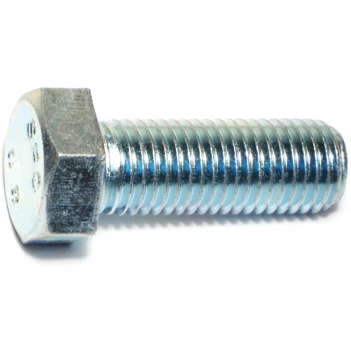 Midwest Fastener 20mm-2.5 x 55mm Zinc Plated Class 8.8 Steel Coarse Thread Hex Cap Screws (2 Ct.) - photo 2