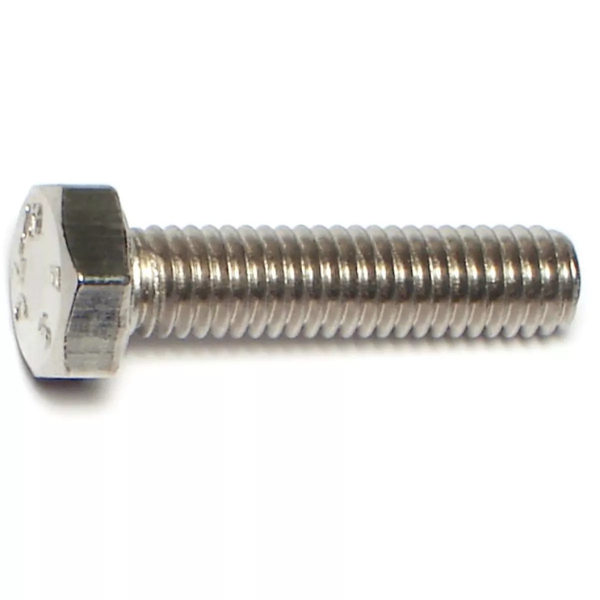 Midwest Fastener 6mm-1.0 x 25mm Stainless A2-70 Steel Coarse Thread Hex Cap Screws (8 Ct.)- - photo 2