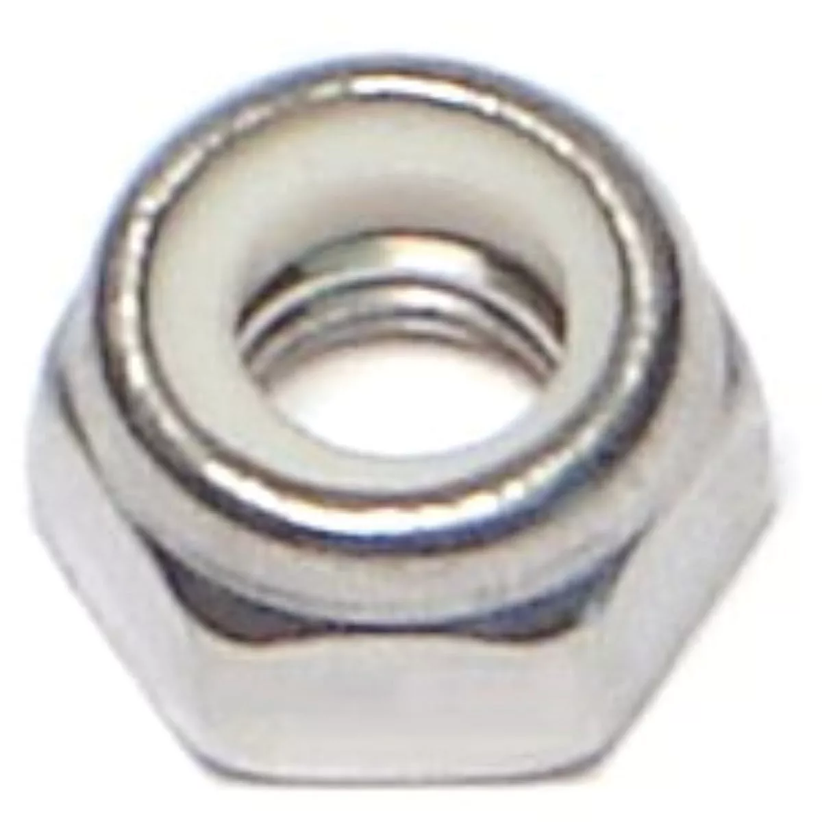 Midwest Fastener 5mm-0.80 A2-70 Stainless Steel Coarse Thread Nylon Insert Lock Nuts (10 Ct.)
