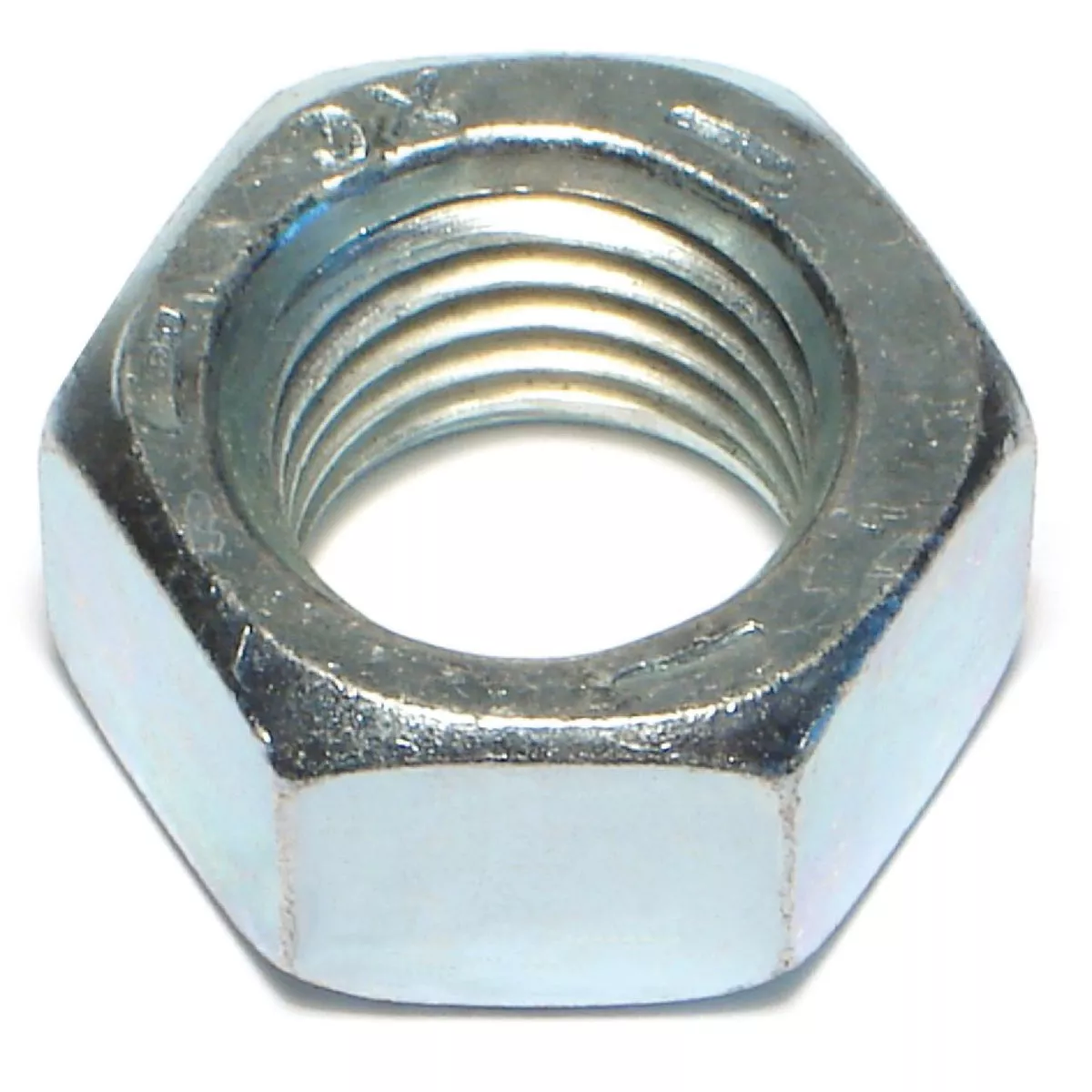 Midwest Fastener 7/8 In.-9 Zinc Plated Grade 5 Steel Coarse Thread Hex Nuts (4 Ct.)