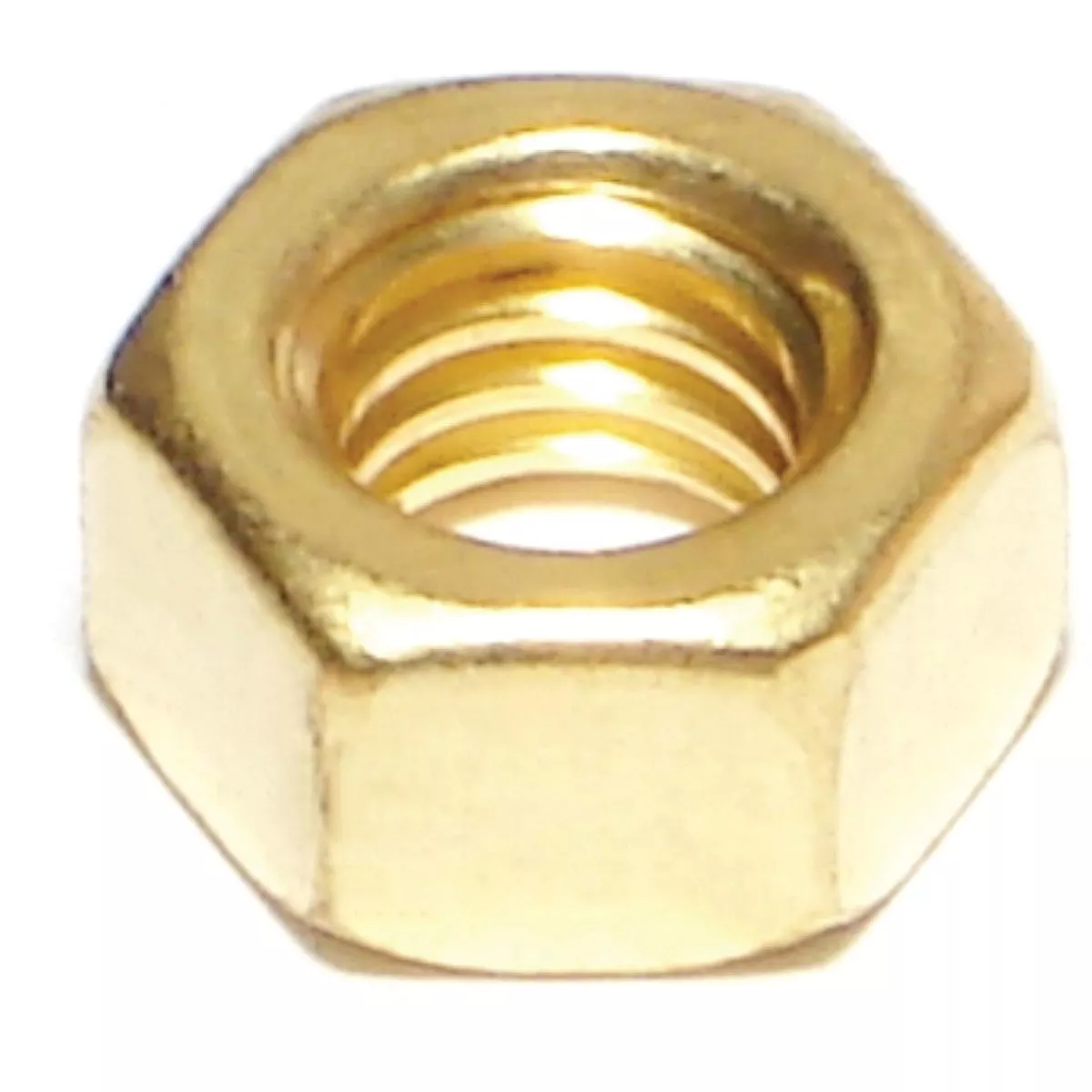 Midwest Fastener 5/16 In.-18 Brass Coarse Thread Finished Hex Nuts