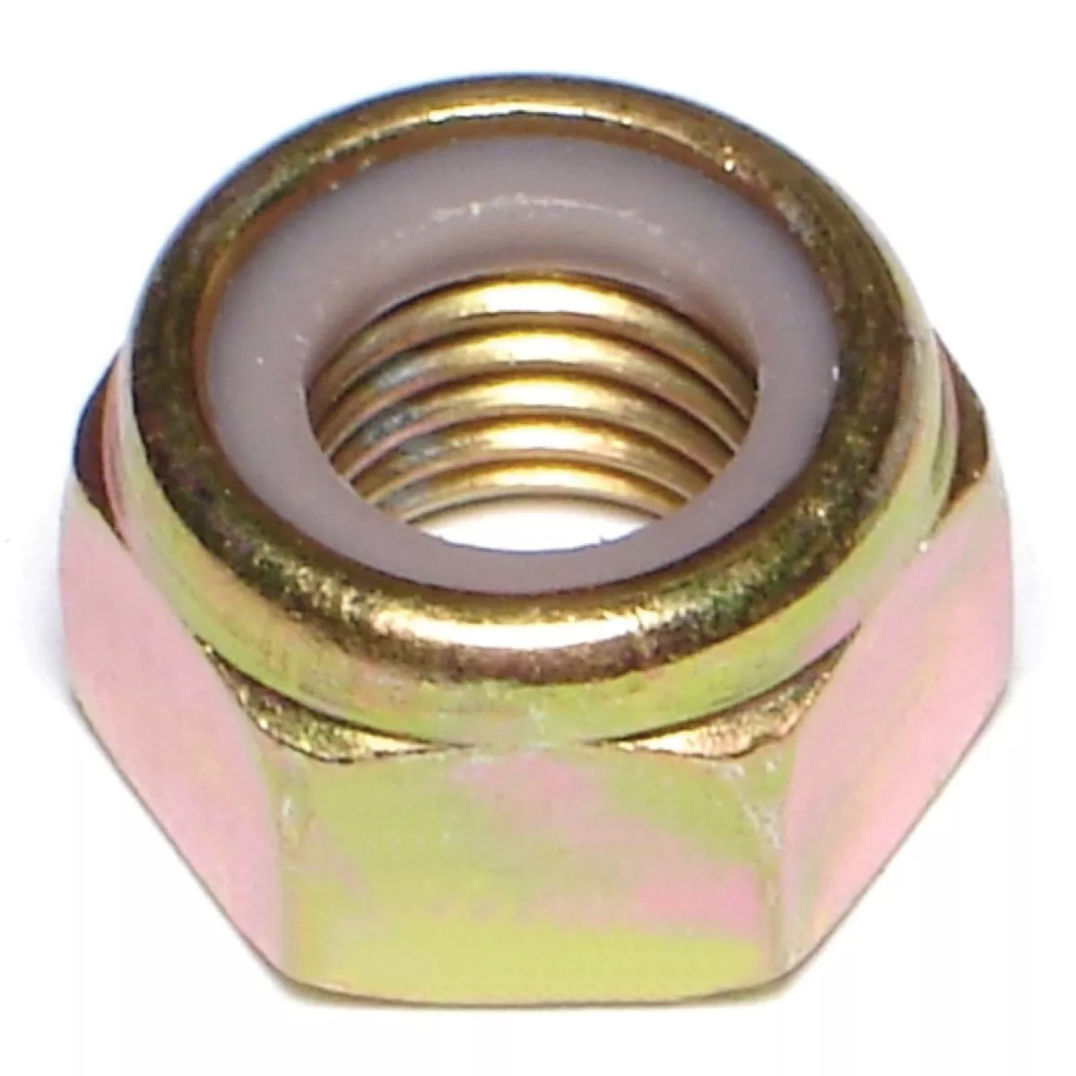 Midwest Fastener 12mm-1.5 Zinc Plated Class 8 Steel Fine Thread Nylon Insert Lock Nuts (10 Ct.)