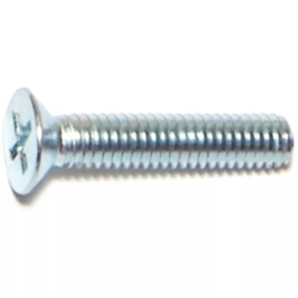 Midwest Fastener 4mm-0.7 x 20mm Zinc Plated Class 4.8 Steel Coarse Thread Phillips Flat Head Machine Screws