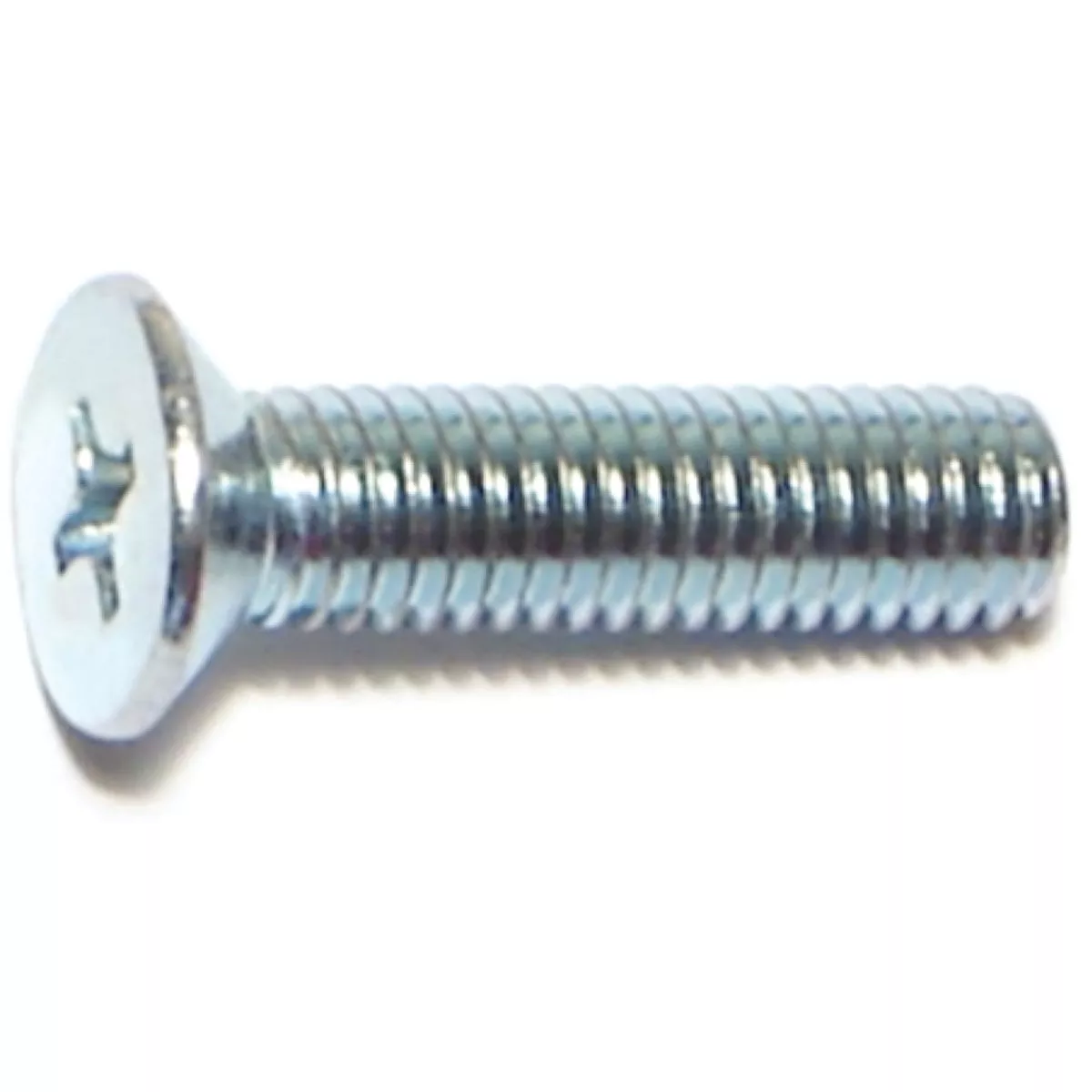 Midwest Fastener 5mm-0.8 x 20mm Zinc Plated Class 4.8 Steel Coarse Thread Phillips Flat Head Machine Screws (12 Ct.)