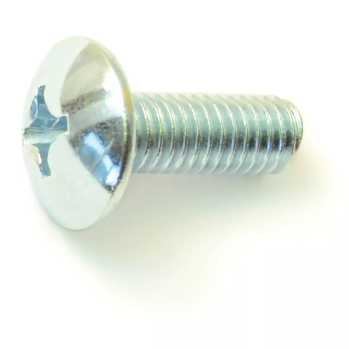 Midwest Fastener 6mm-1.0 x 16mm Zinc Plated Class 4.8 Steel Coarse Thread Phillips Truss Head Machine Screws