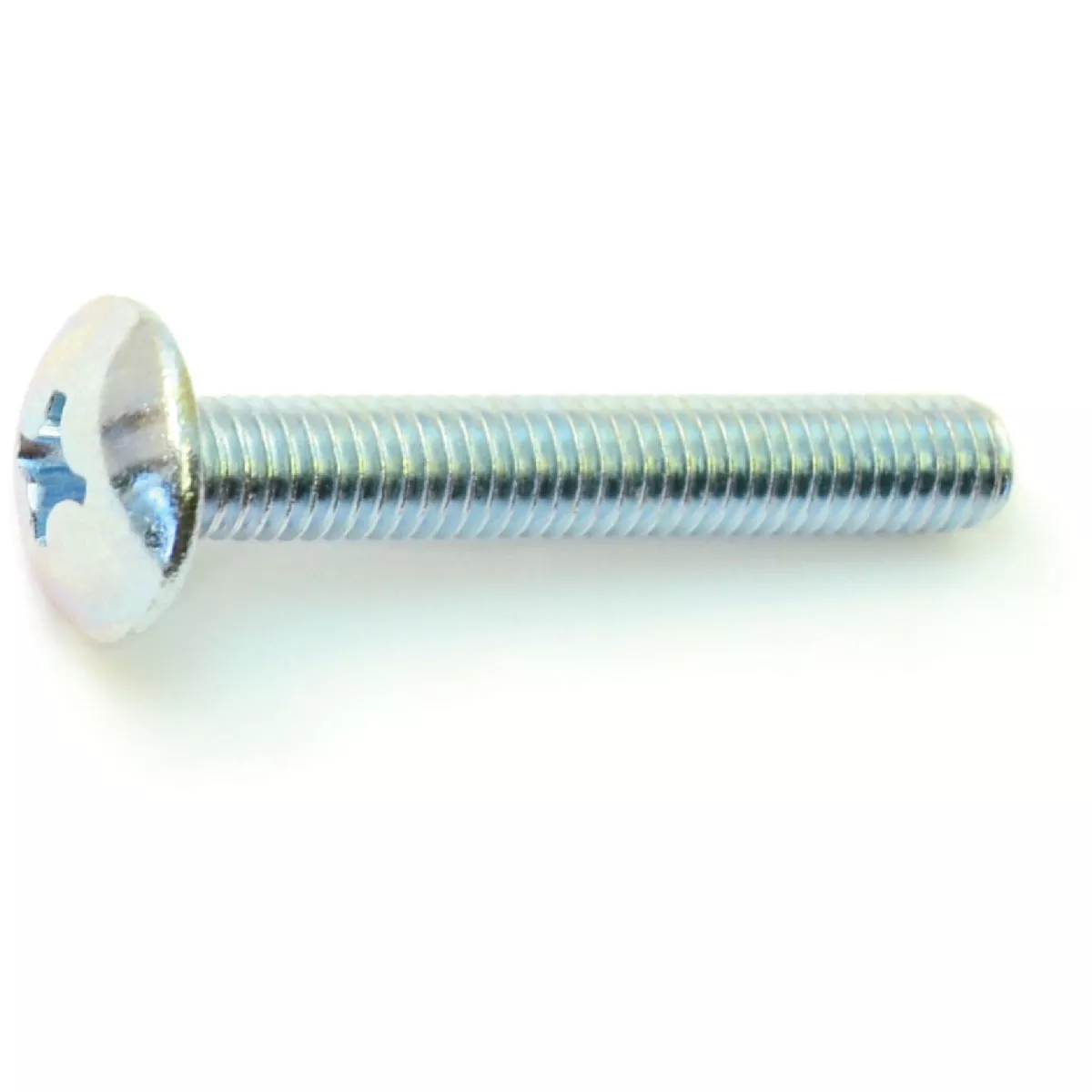 Midwest Fastener 6mm-1.0 x 40mm Zinc Plated Class 4.8 Steel Coarse Thread Phillips Truss Head Machine Screws (8 Ct.)