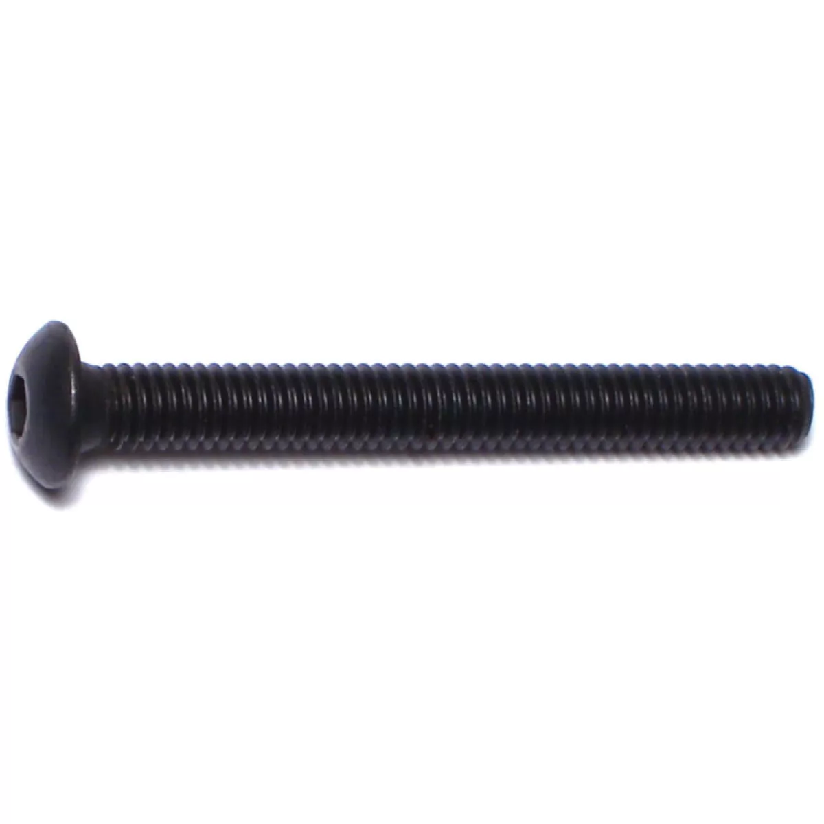 Midwest Fastener 4mm-0.7 x 35mm Black Oxide Class 10.9 Steel Coarse Thread Button Head Hex Socket Cap Screws