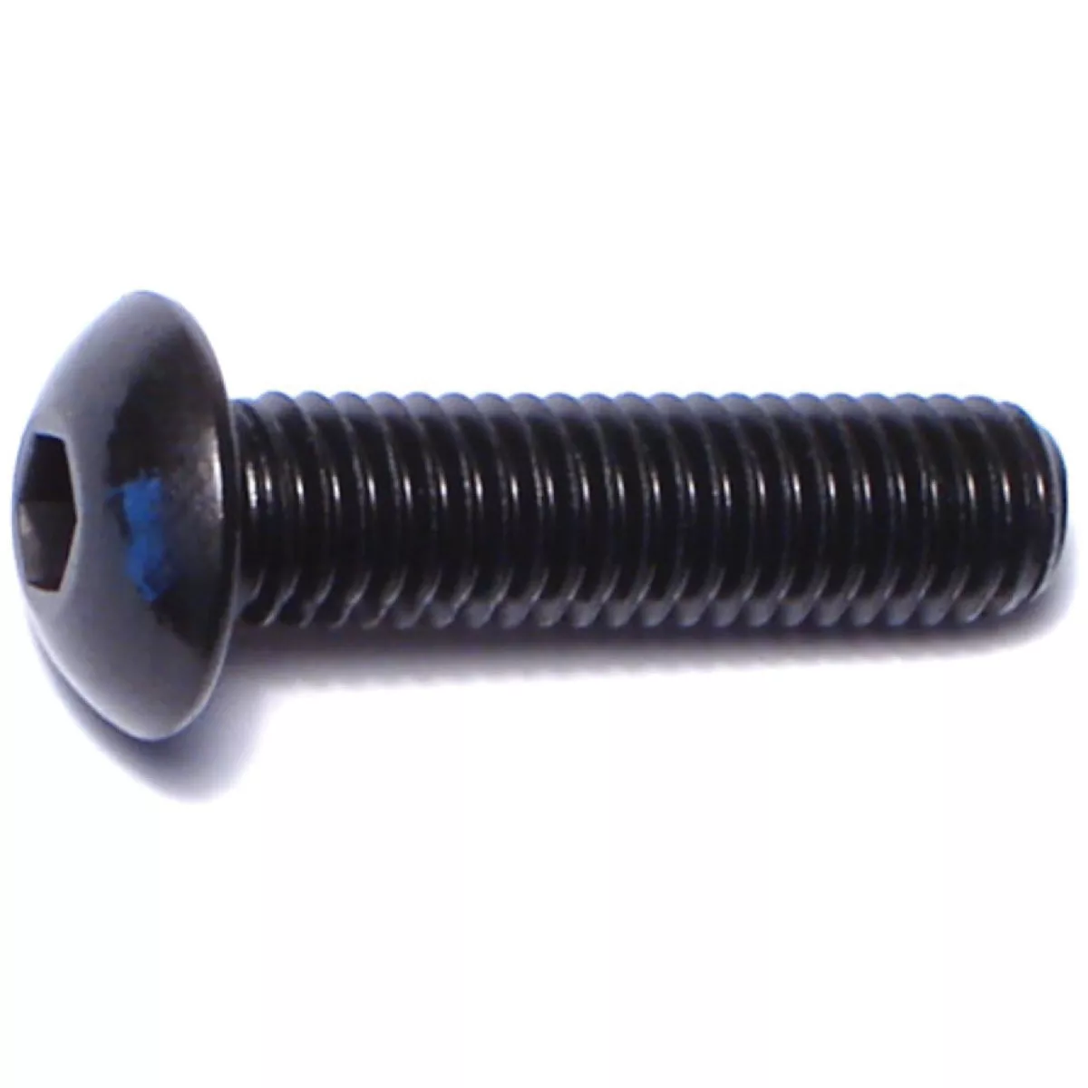 Midwest Fastener 5mm-0.8 x 20mm Black Oxide Class 10.9 Steel Coarse Thread Button Head Hex Socket Cap Screws (12 Ct.)