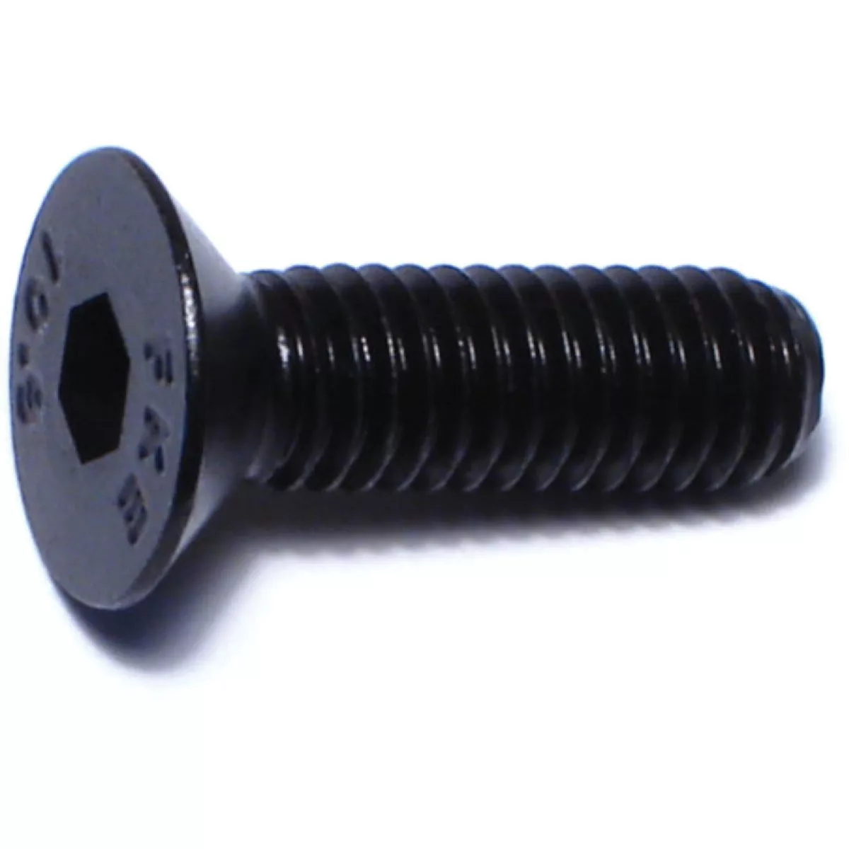 Midwest Fastener 6mm-1.0 x 20mm Black Oxide Class 10.9 Steel Coarse Thread Flat Head Hex Socket Cap Screws (10 Ct.)-