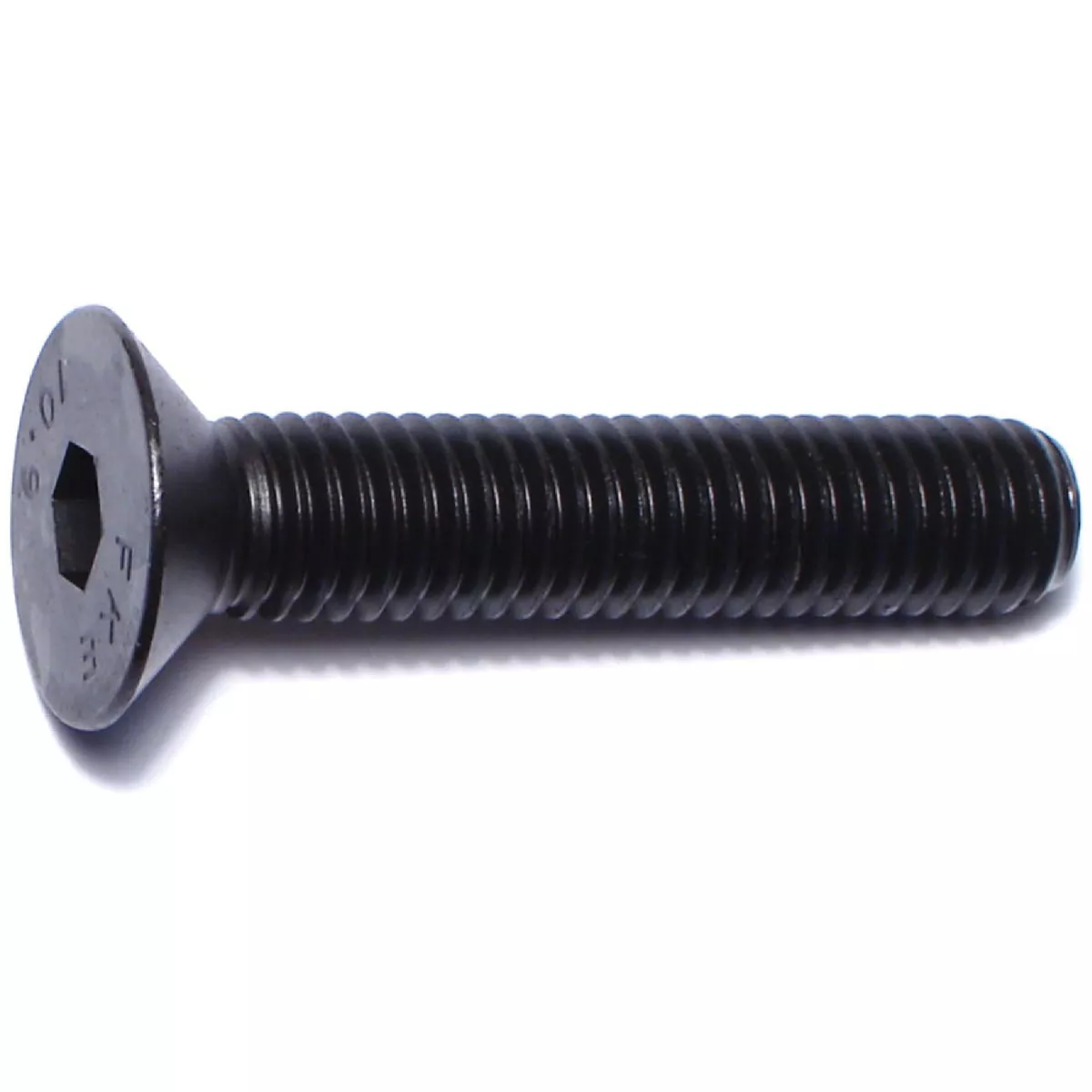 Midwest Fastener 8mm-1.25 x 40mm Black Oxide Class 10.9 Steel Coarse Thread Flat Head Hex Socket Cap Screws