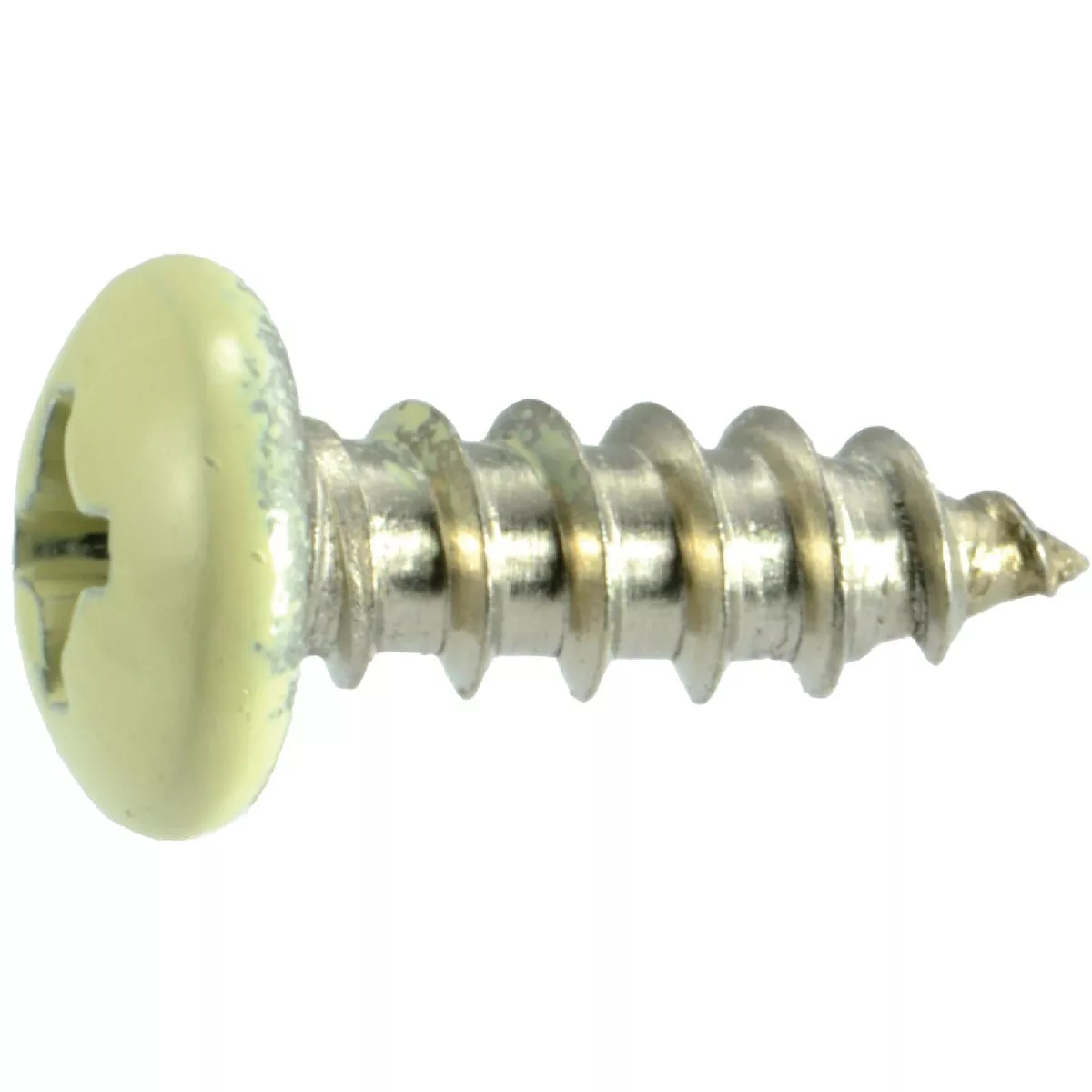 Midwest Fastener #8 x 1/2 In. Beige Painted 18-8 Stainless Steel Phillips Pan Head Sheet Metal Screws