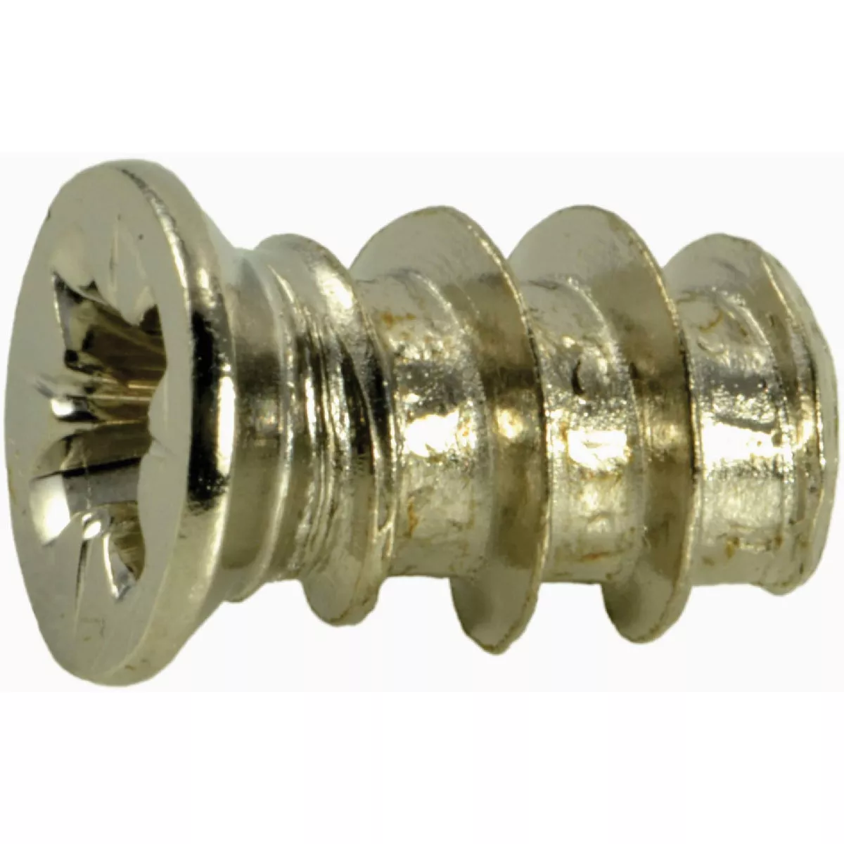 Midwest Fastener #5 x 3/4 In. Satin Nickel Plated Steel Phillips Flat Head Hinge Screws (12 Ct.)-