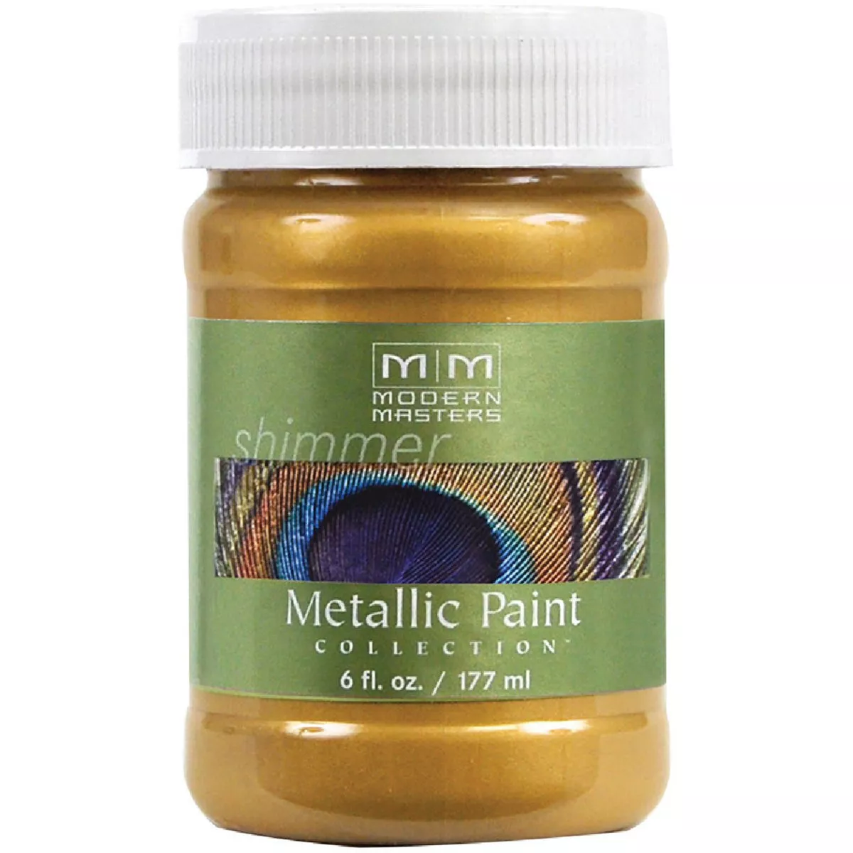 Modern Masters Iridescent Gold Satin Hobby Paint, 6 Oz.