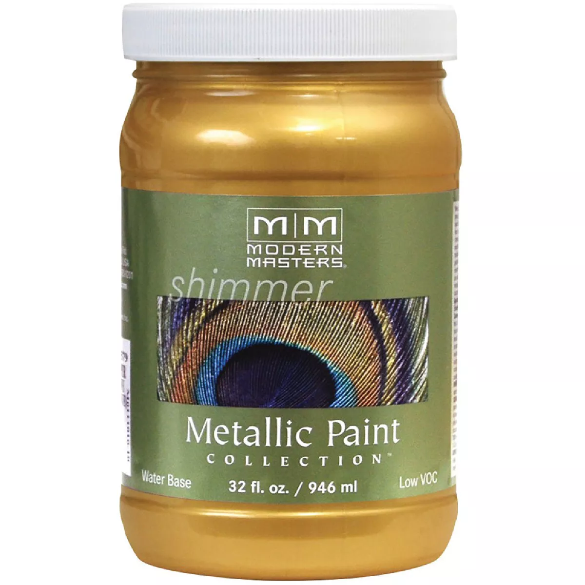 Modern Masters Iridescent Gold Satin Hobby Paint, 1 Qt.