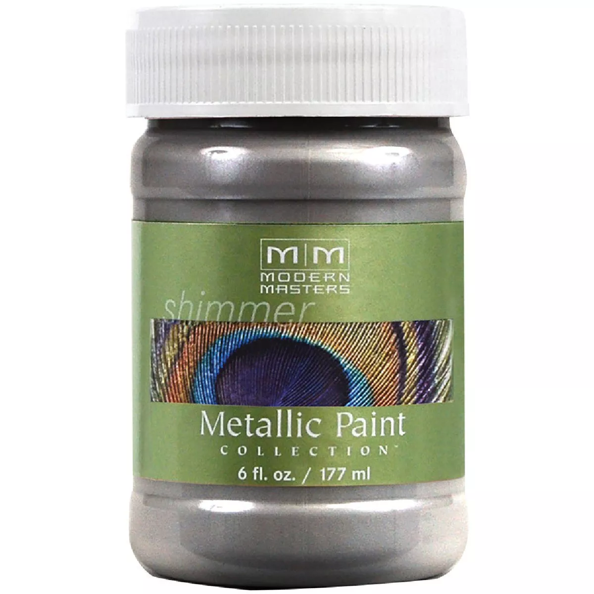 Modern Masters Platinum Satin Hobby Paint, 6 Oz.