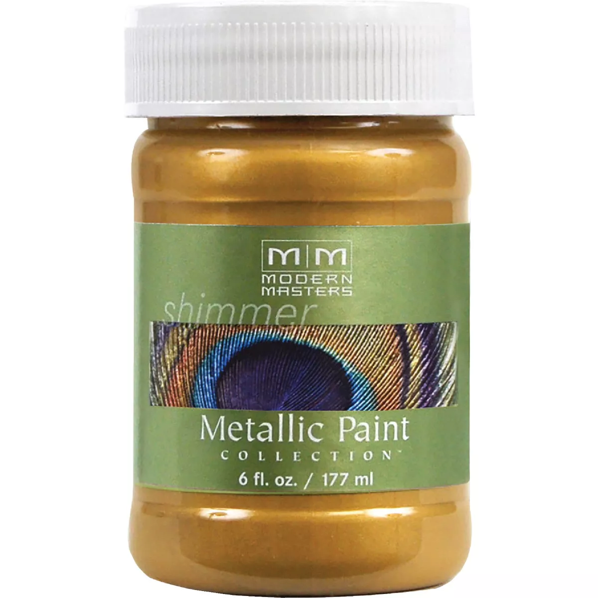 Modern Masters 6 Oz. Pharaohs Gold Shimmer Satin Metallic Paint ...