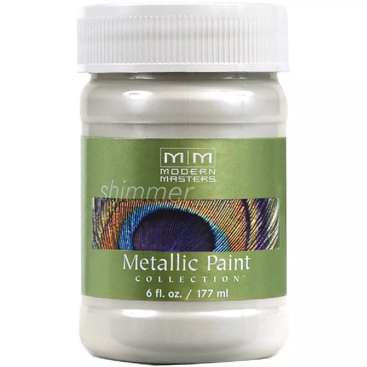 Modern Masters Pearl White Satin Hobby Paint, 6 Oz.