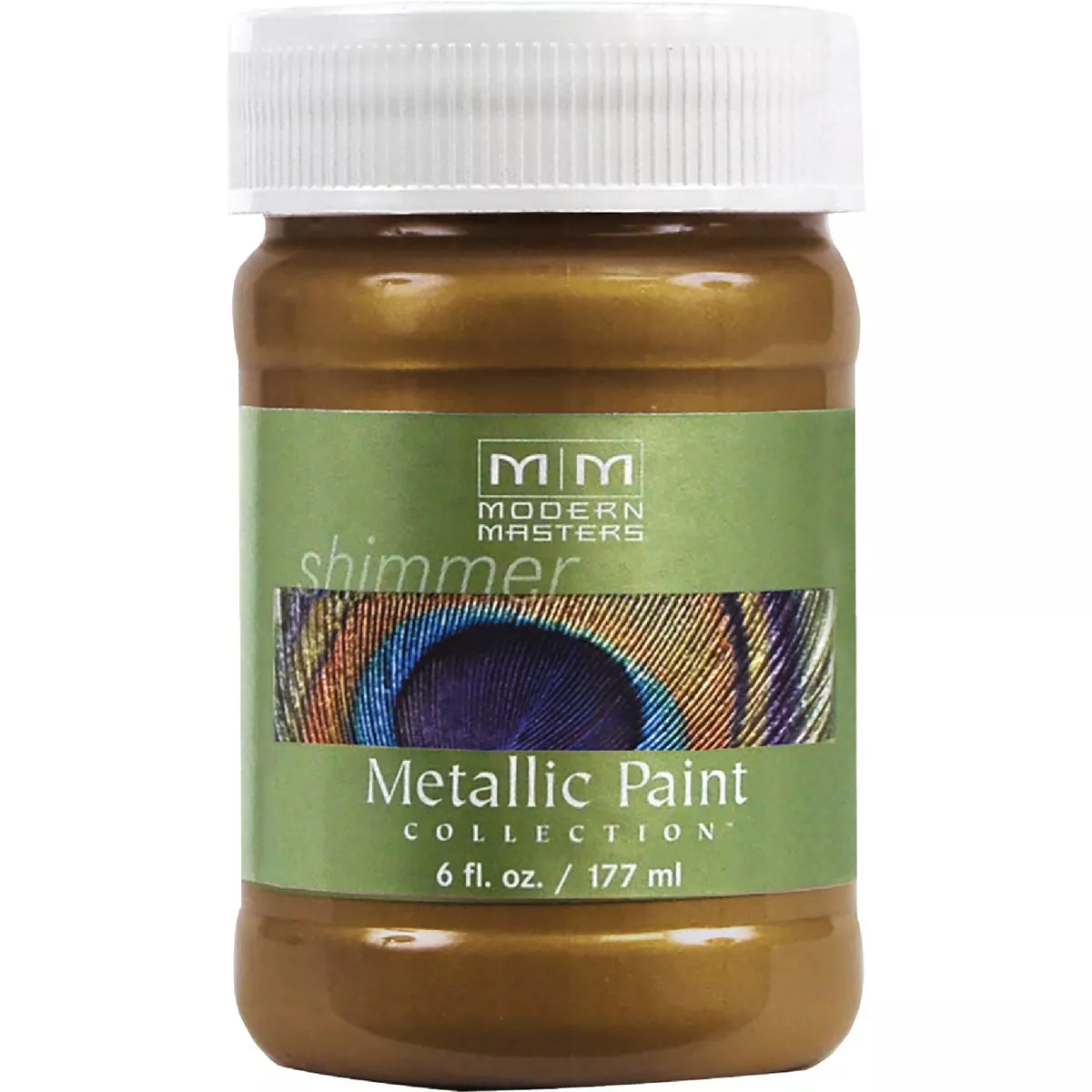 Modern Masters 6 Oz. Blackened Bronze Shimmer Satin Metallic Paint Collection