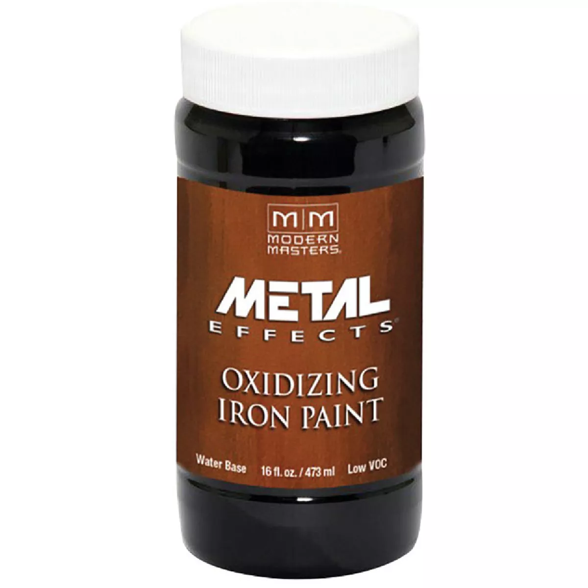 Modern Masters Metal Effects Iron Flat 1 Hobby Paint, 6 Oz.