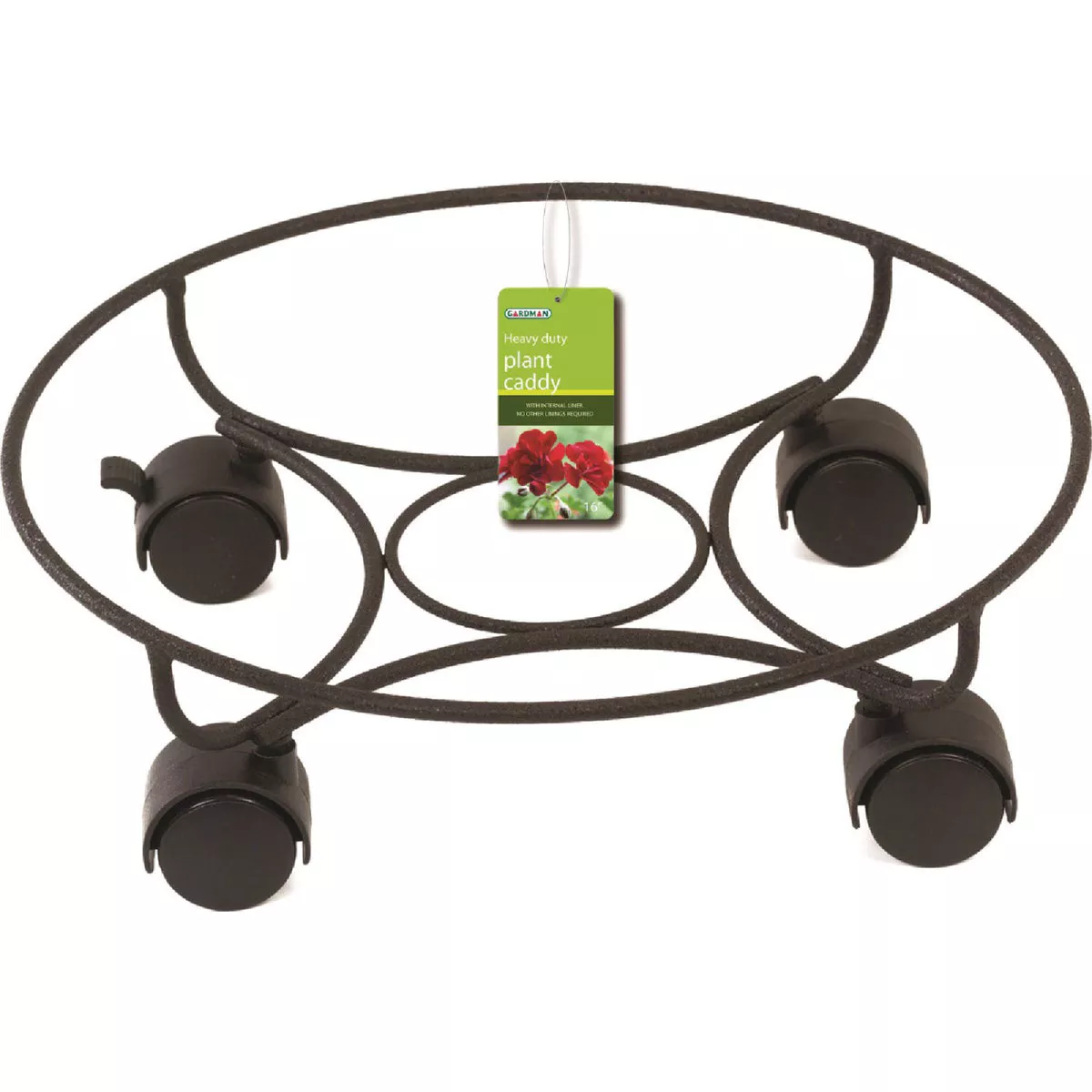 Gardman 10 In. Metal Heavy-Duty Plant Caddy