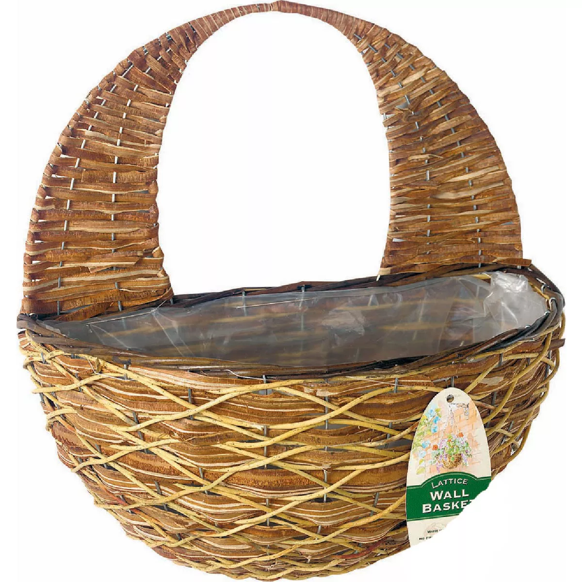 Gardman 16 In. Natural Fiber Natural Hanging Plant Basket