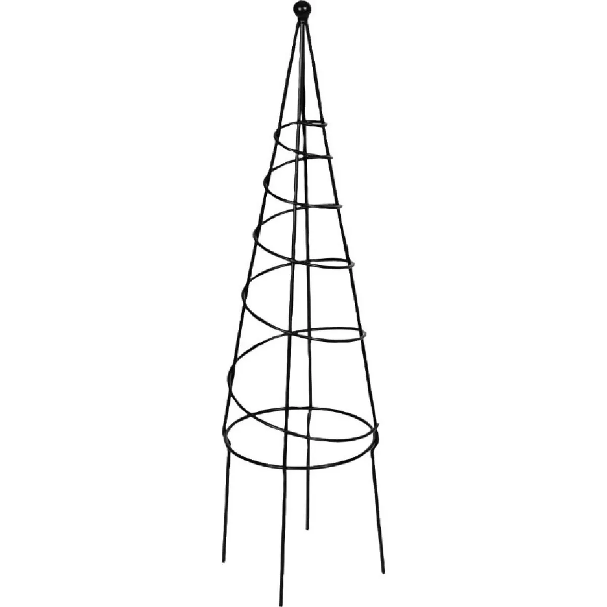 Gardman 5 Ft. Black Steel Spiral Obelisk