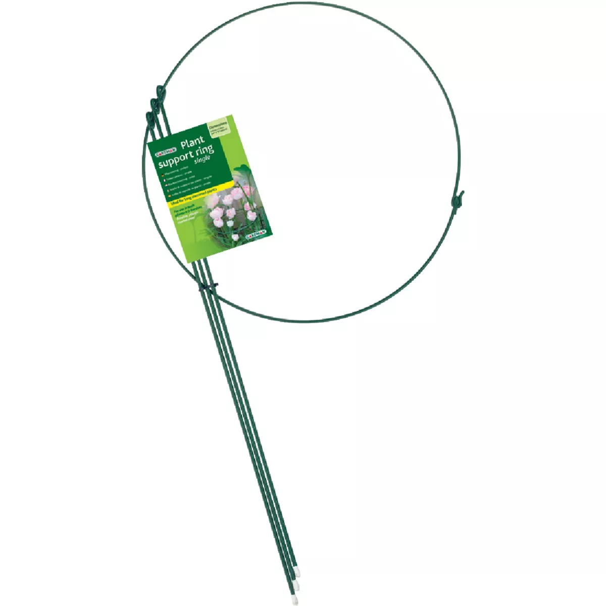 Gardman 16 In. W. x 24 In. H. x 16 In. L. Green Steel Plant Support Ring