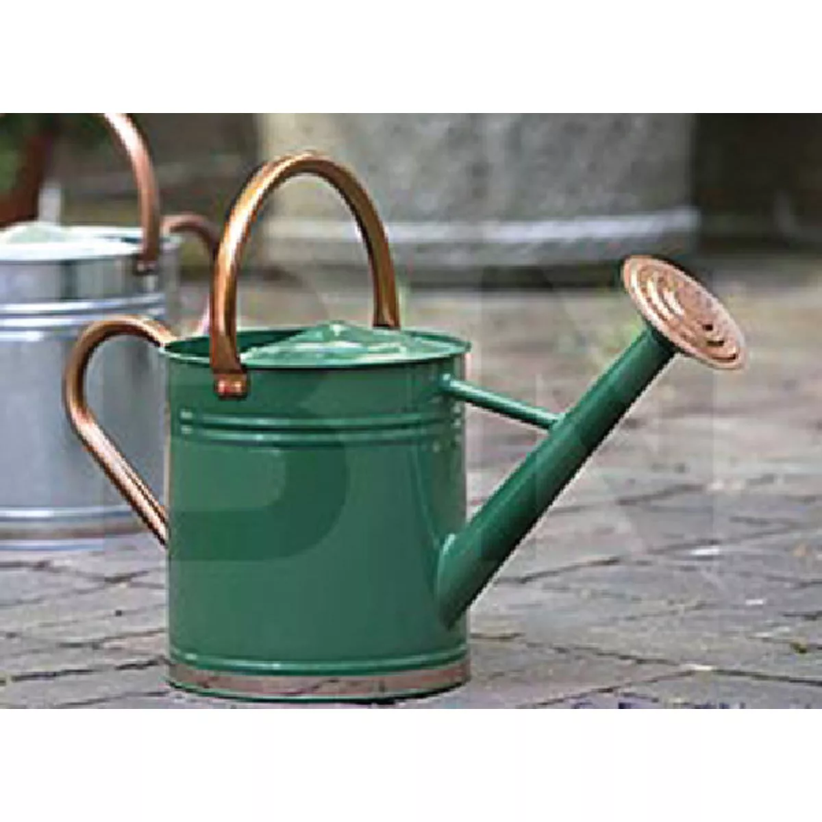 Gardman 1 Gal. Hunter Green Galvanized Steel Watering Can