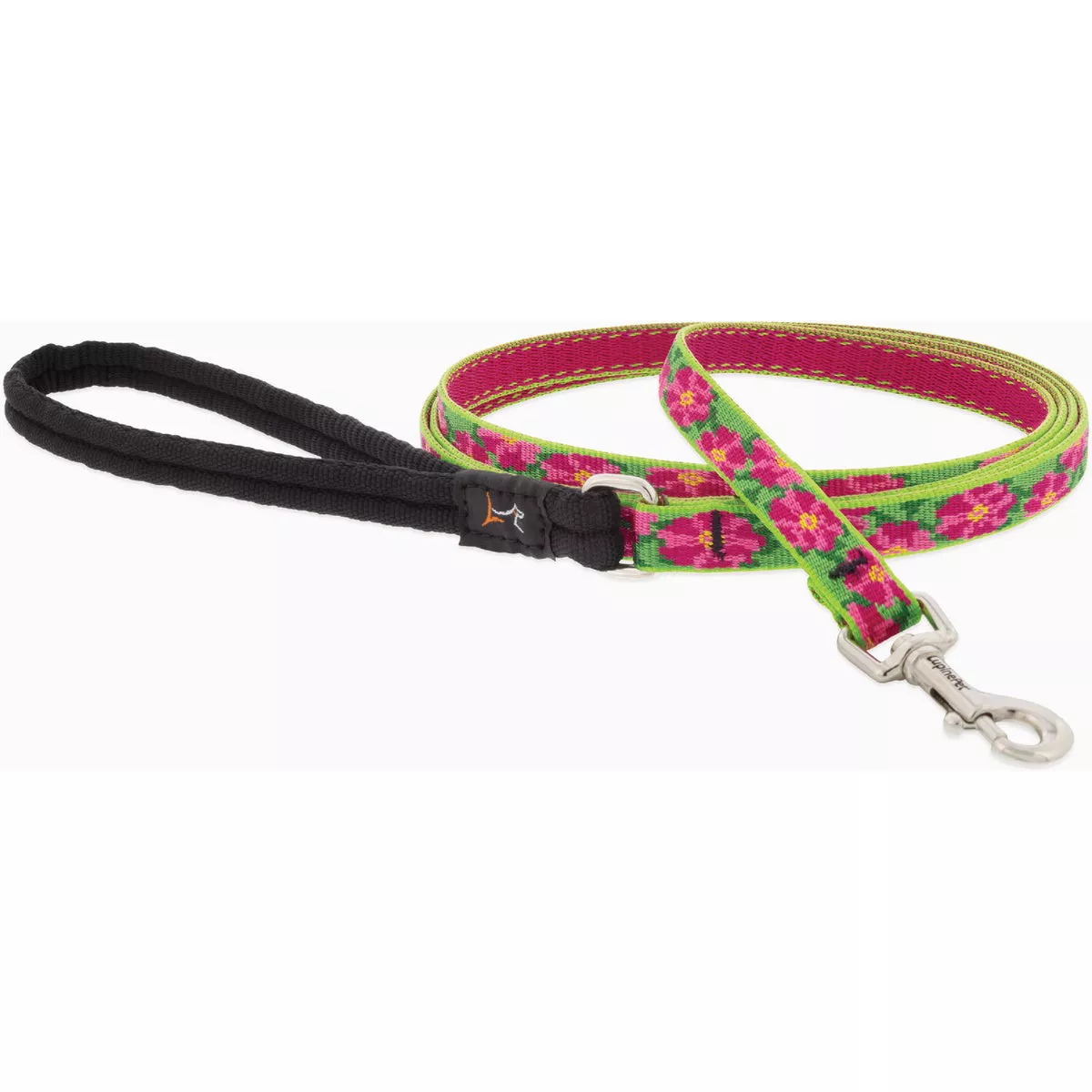Lupine 1/2 In. x 6 Ft. Nylon Small Dog Petunia Original Woven Dog Leash-