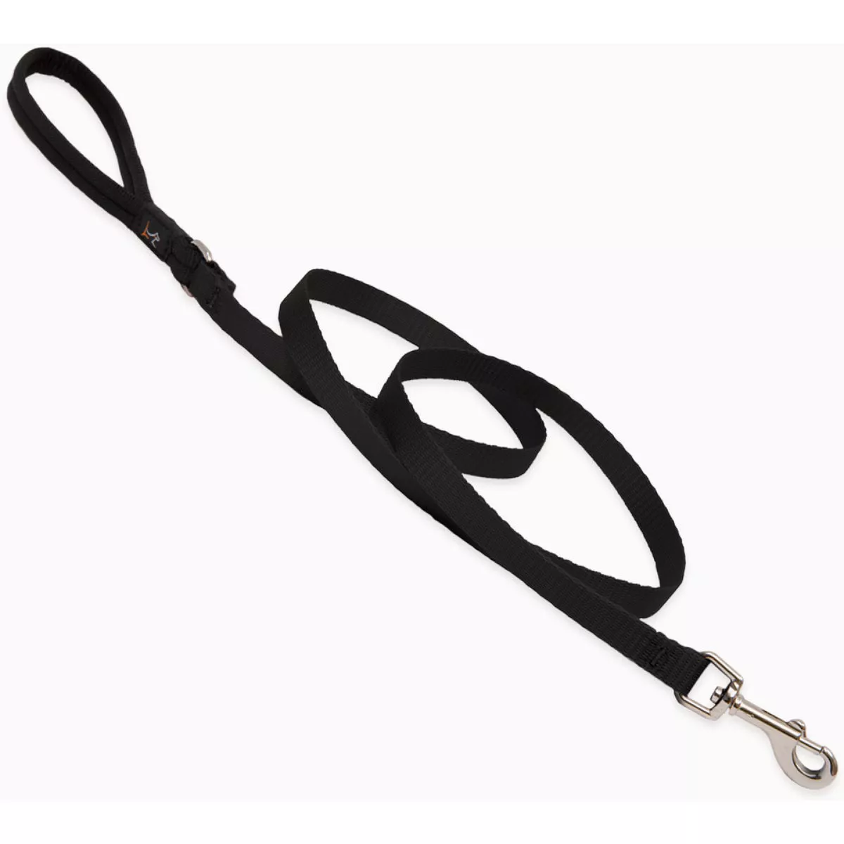 Lupine 1/2 In. x 6 Ft. Nylon Small Dog Black Basic Dog Leash-
