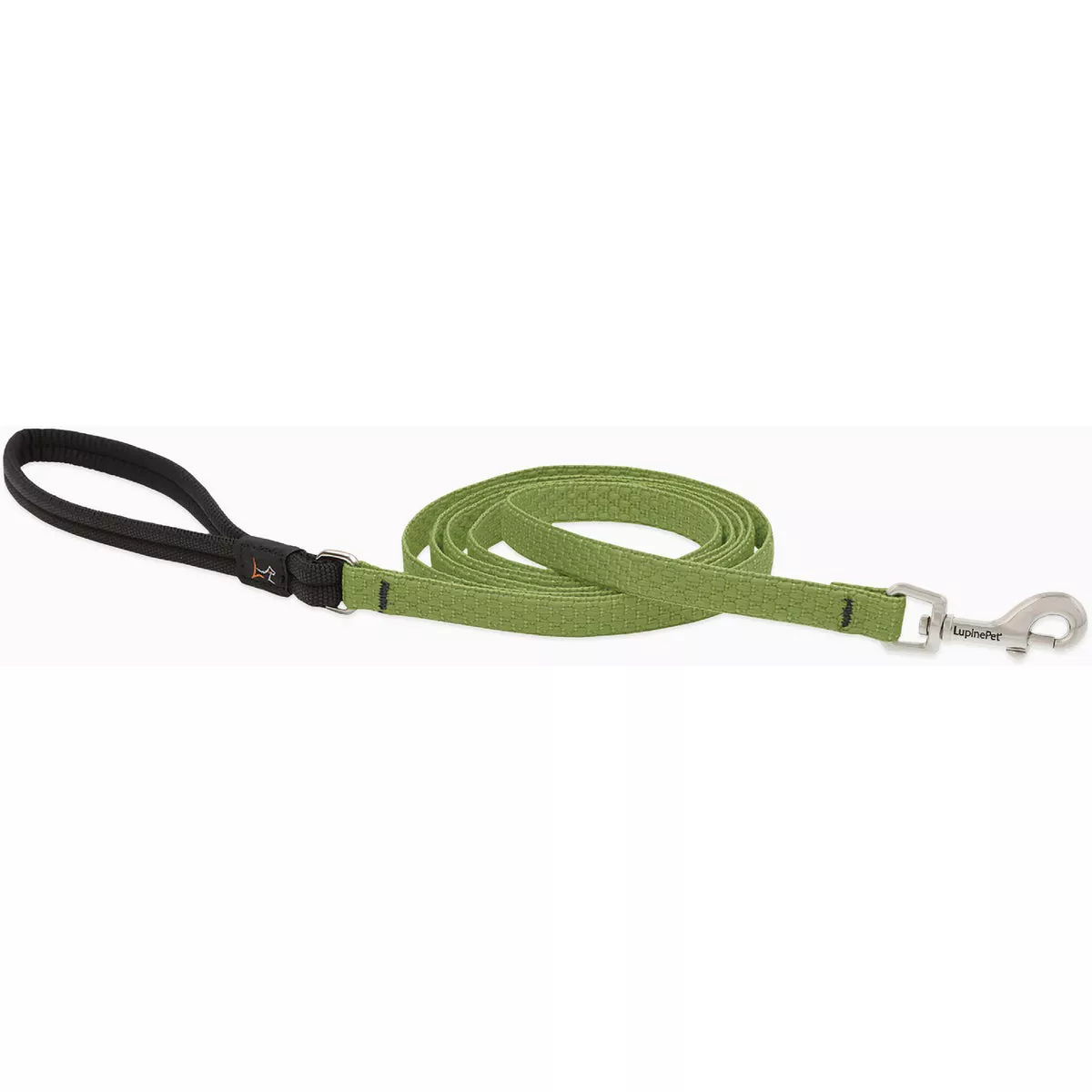 Lupine 1/2 In. x 6 Ft. Eco-Woven Webbing Small Dog Moss Dog Leash