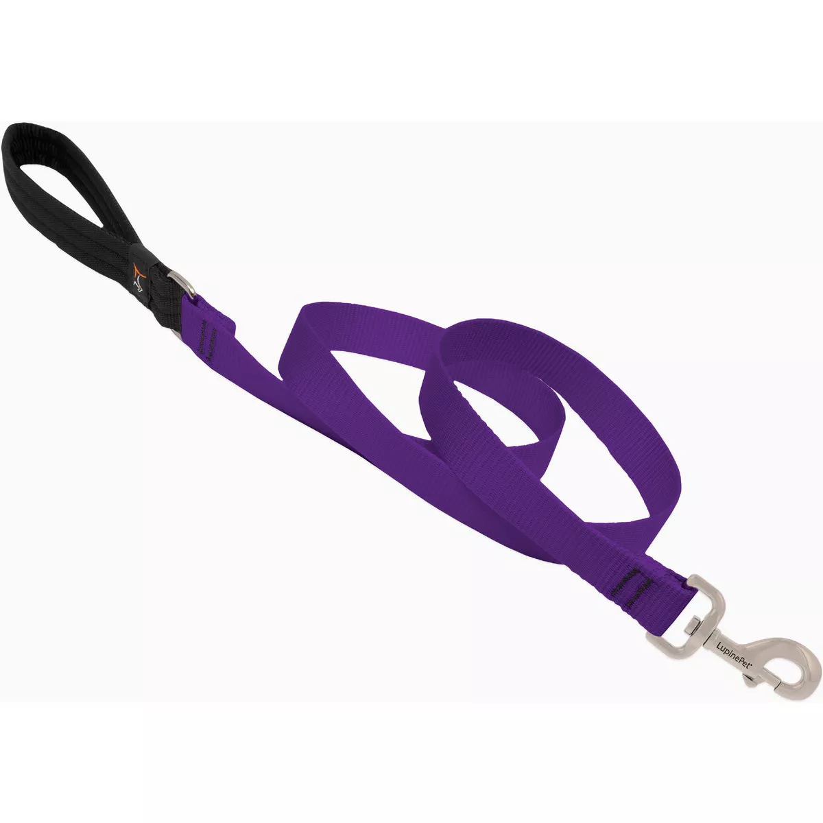 Lupine 1 In. x 6 Ft. Nylon Medium Dog Purple Basic Dog Leash | True ...