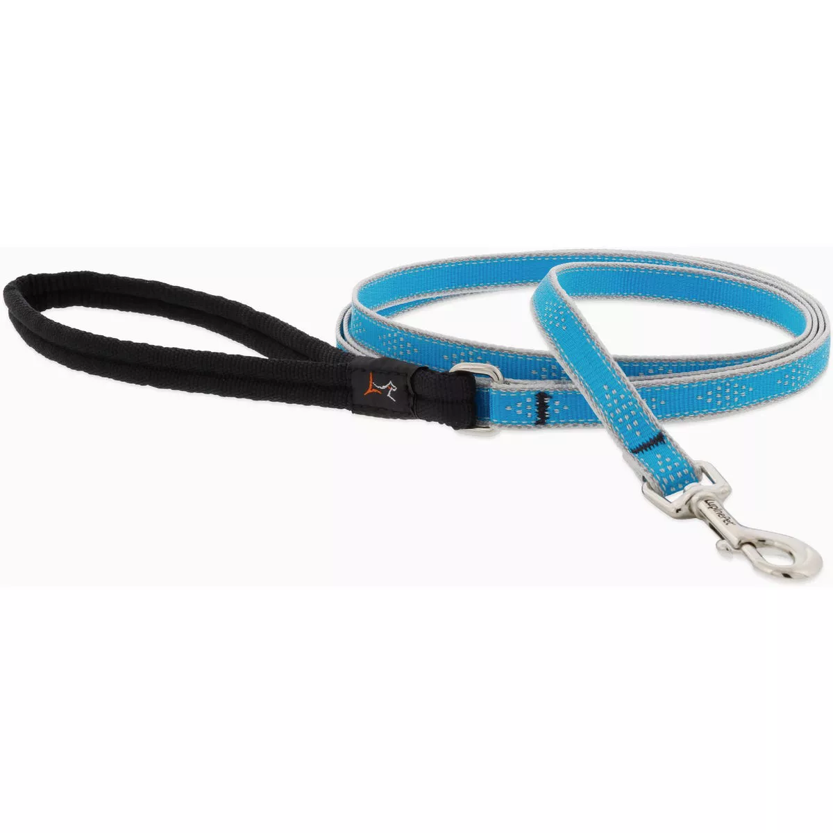 Lupine 1/2 In. x 6 Ft. Reflective Small Dog Blue Diamond Dog Leash