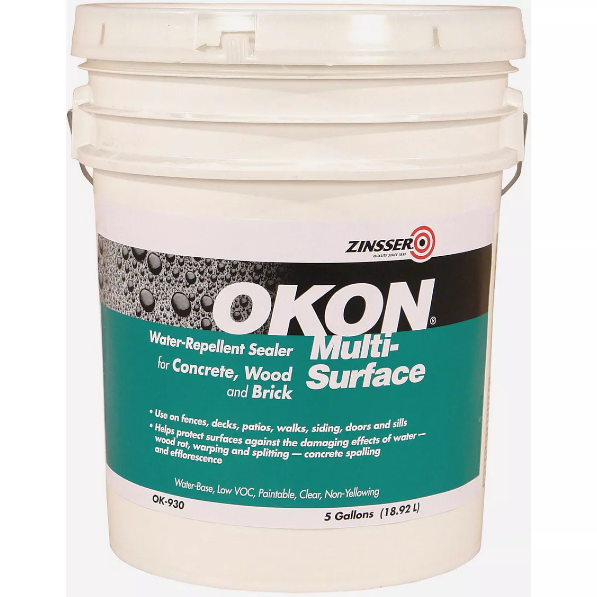 OKON Multi-Surface Water Repellent Sealer, 5 Gal.